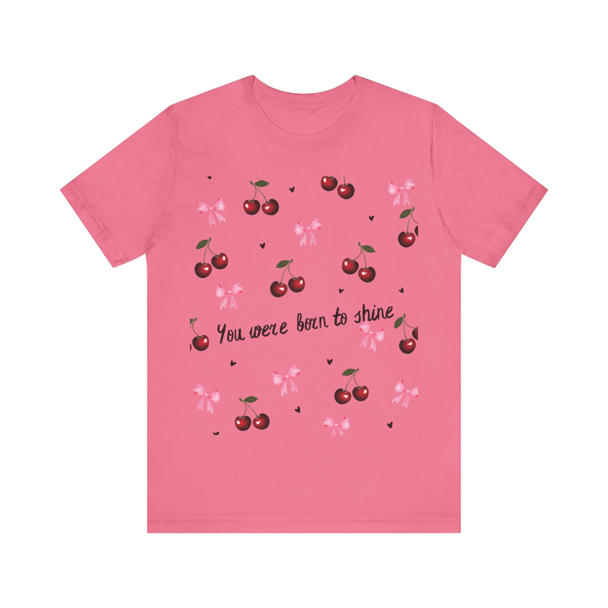 Cherry Blossom Inspirational Tee, Motivational T-Shirt, Cute Summer Shirt, Gift for Her, Birthday Gift, Casual Top