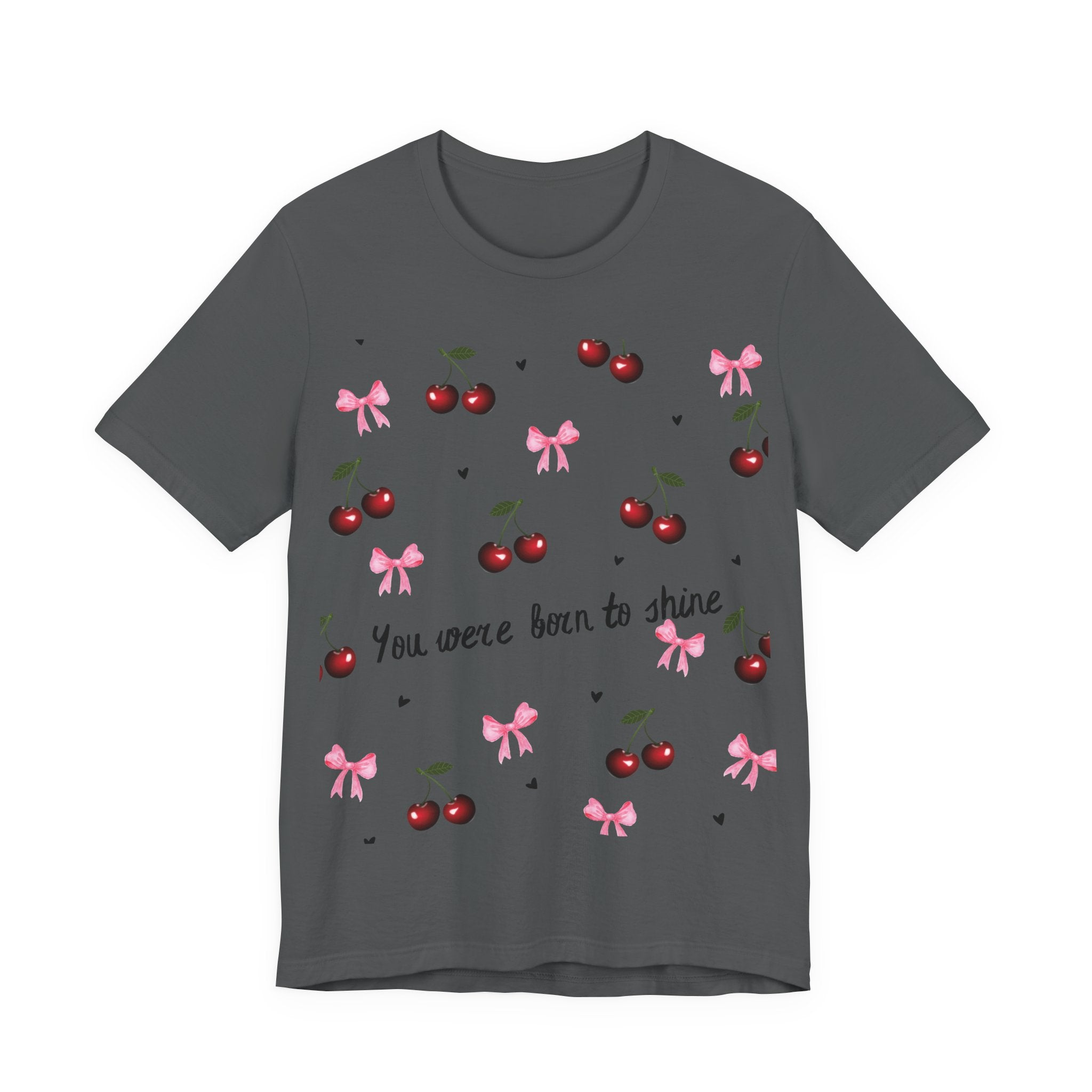 Cherry Blossom Inspirational Tee, Motivational T-Shirt, Cute Summer Shirt, Gift for Her, Birthday Gift, Casual Top