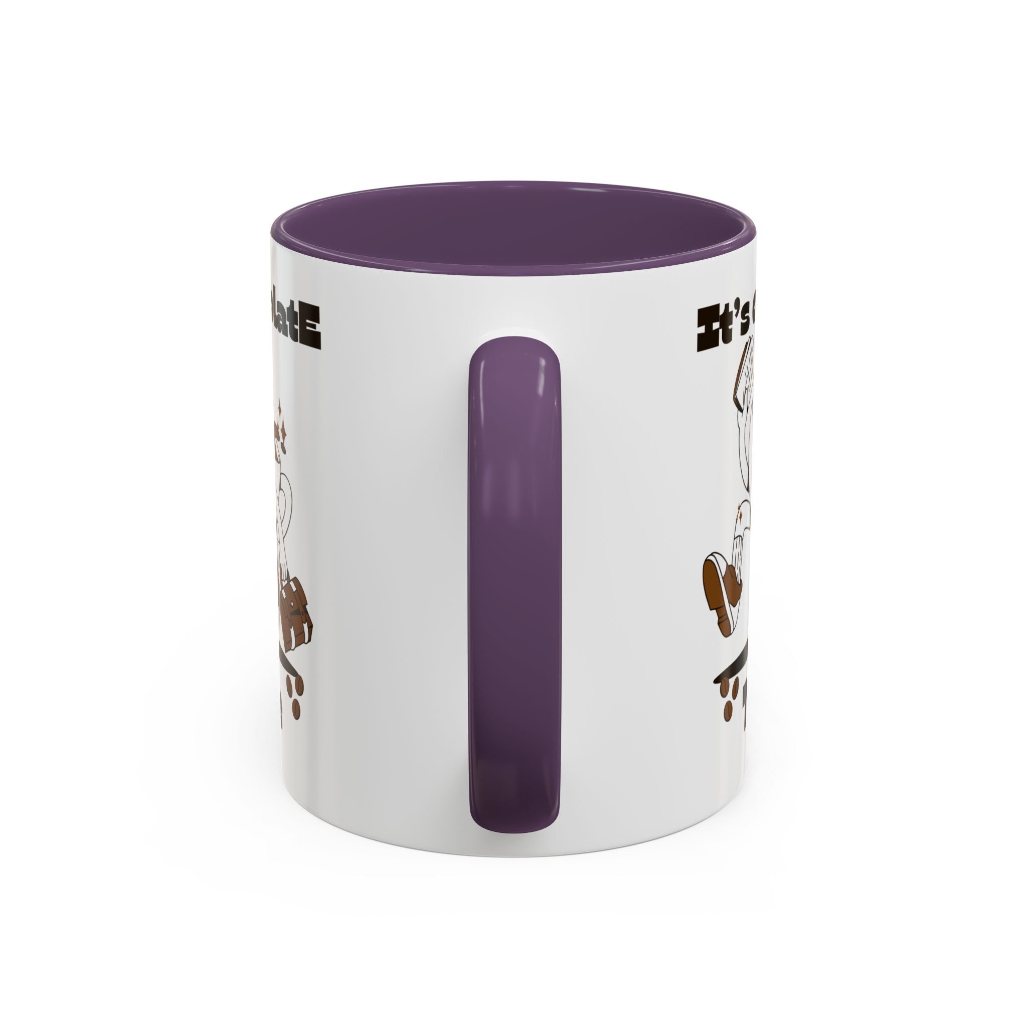 Chocolate Time Coffee Mug, Skateboard Mug, Gift for Coffee Lovers, Fun Mug for Hot Cocoa, Unique Mug for Birthdays, Cute Kitchen Decor