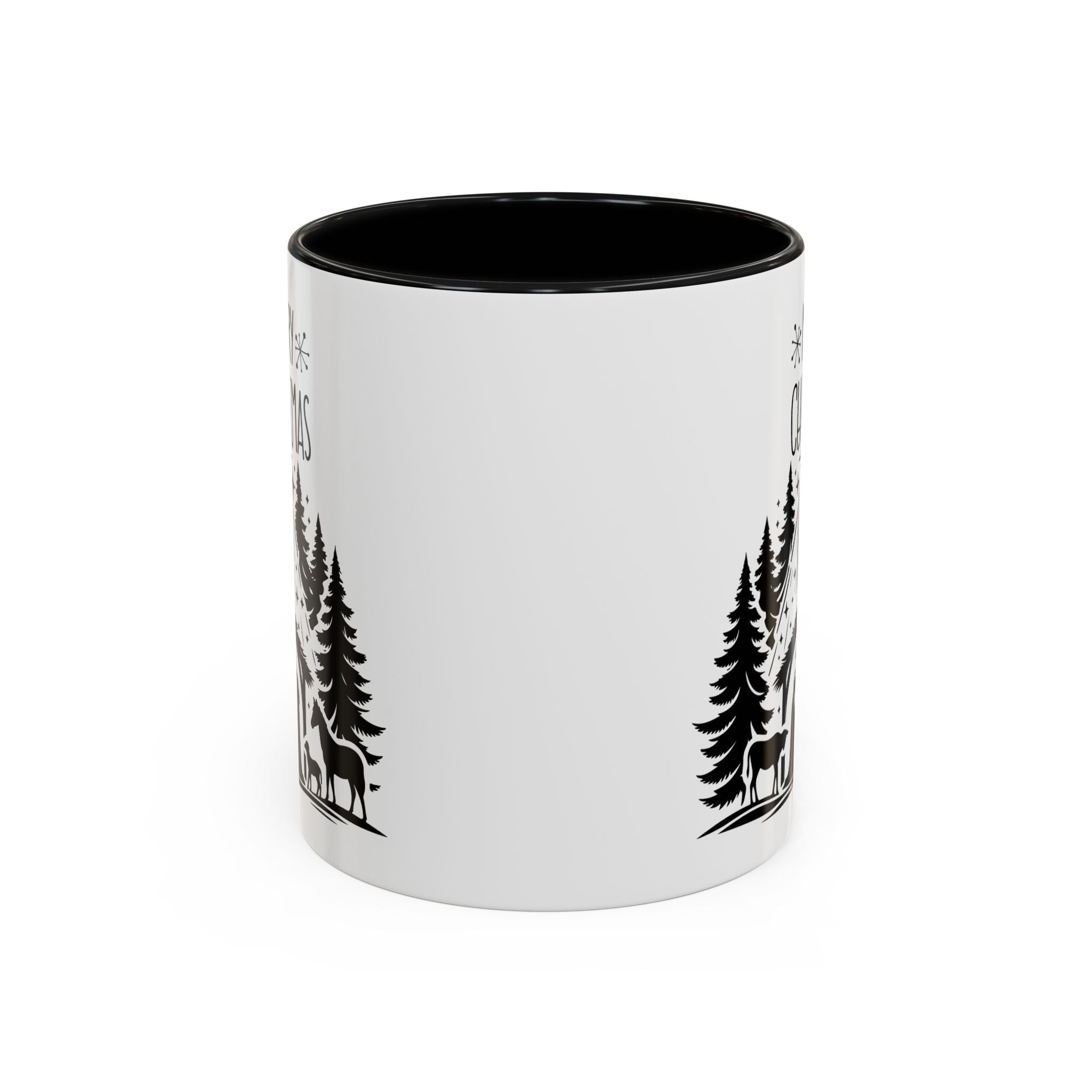 Cozy Holiday Coffee Mug, Winter Beverage Cup for Christmas, Gift for Nature Lovers, Camping Mug, Rustic Home Decor, Festive Drinkware