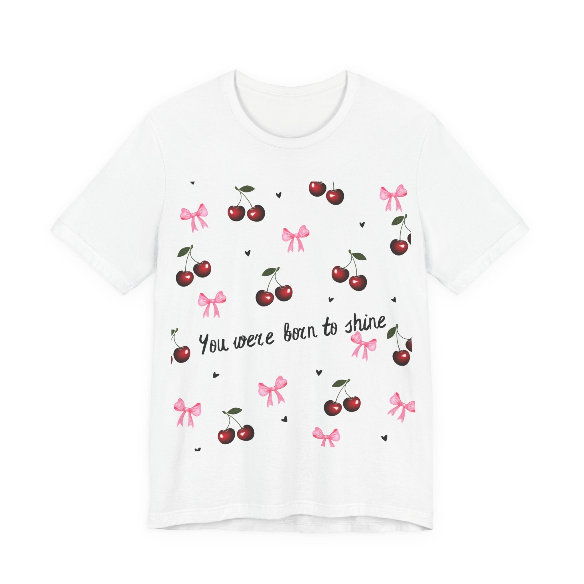 Cherry Blossom Inspirational Tee, Motivational T-Shirt, Cute Summer Shirt, Gift for Her, Birthday Gift, Casual Top