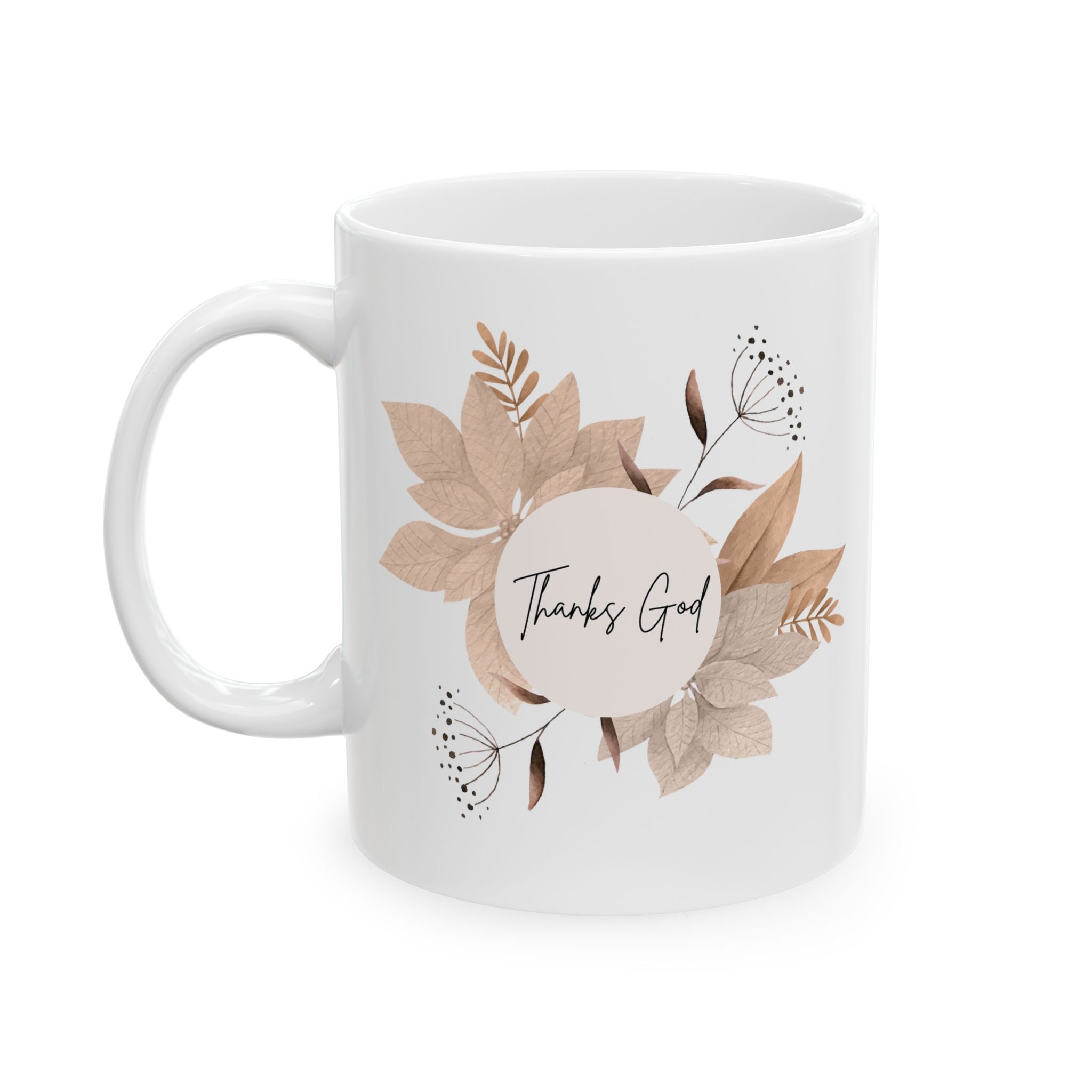 Chic Floral Ceramic Mug for Coffee Lovers, Perfect Gift for Friends, Tea Mug, Home Decor, Office Cup, Wedding Present