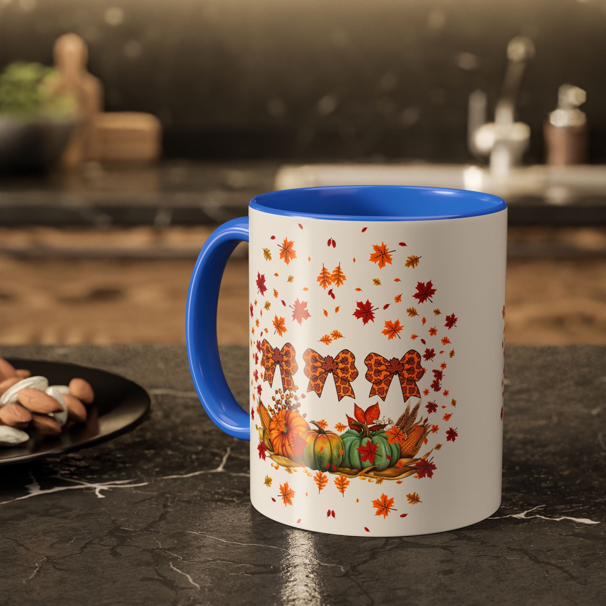 Colorful Fall-Themed Mugs | Autumn Decorations, Cozy Drinks, Seasonal Gifts, Halloween Treats, Thanksgiving Decor