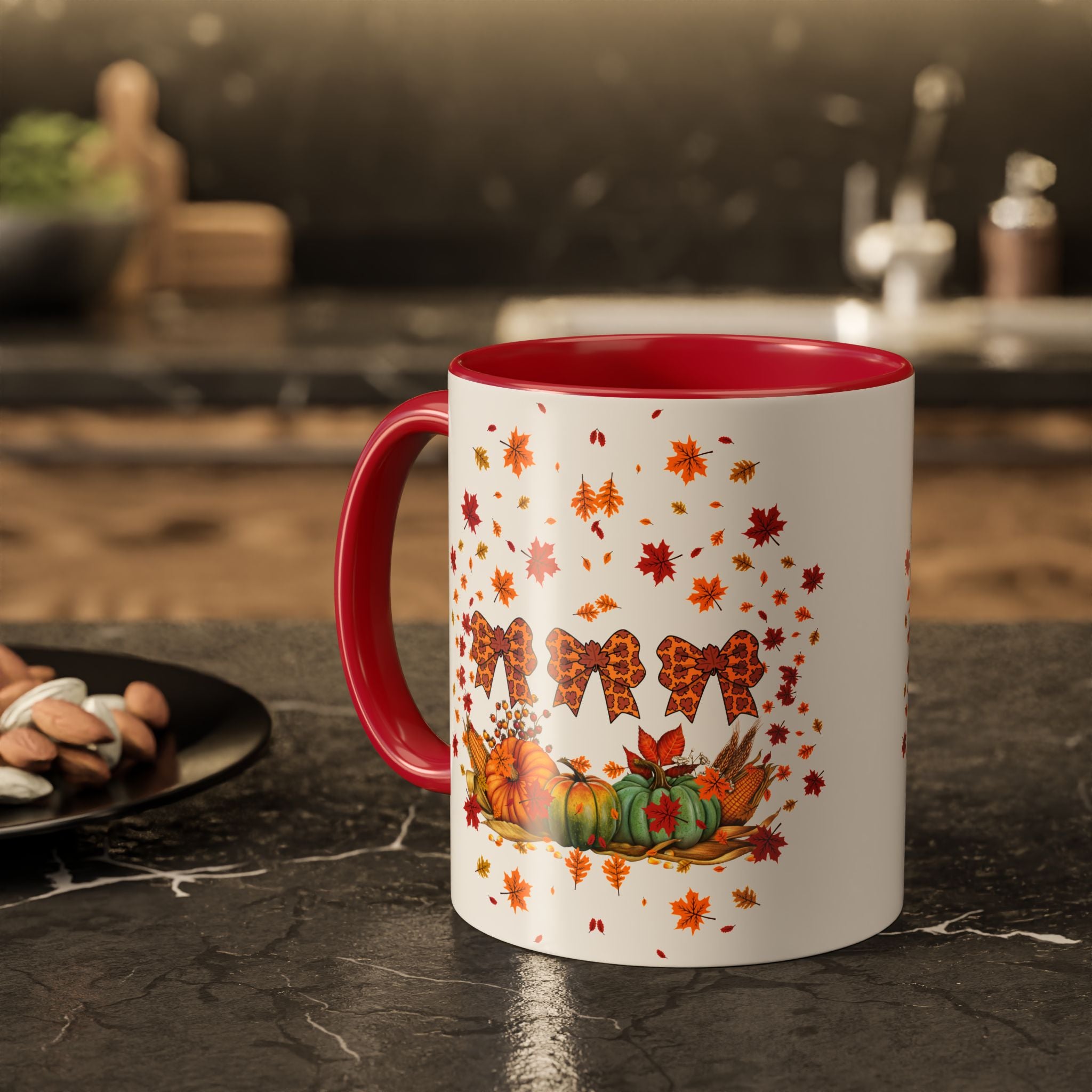 Colorful Fall-Themed Mugs | Autumn Decorations, Cozy Drinks, Seasonal Gifts, Halloween Treats, Thanksgiving Decor