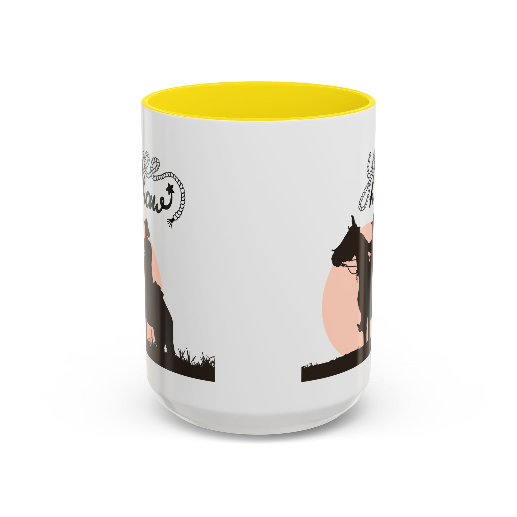 Cowboy Coffee Mug – Yee Haw, Western Decor, Gift for Horse Lovers, Rustic Tea Cup, Unique Rancher Present