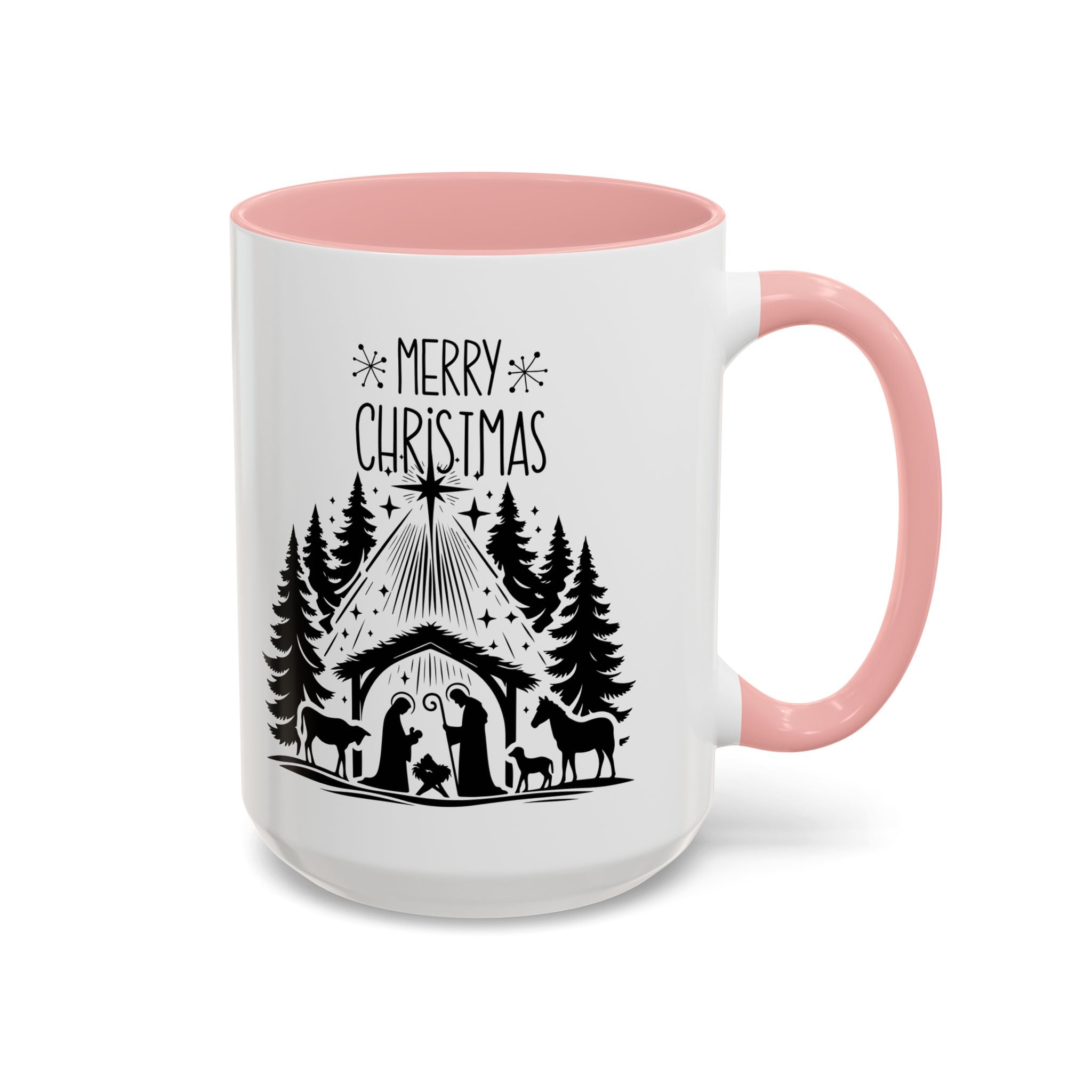 Cozy Holiday Coffee Mug, Winter Beverage Cup for Christmas, Gift for Nature Lovers, Camping Mug, Rustic Home Decor, Festive Drinkware