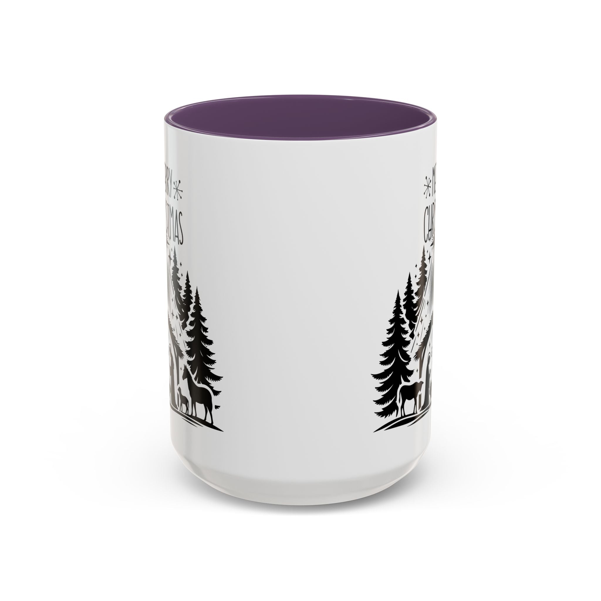 Cozy Holiday Coffee Mug, Winter Beverage Cup for Christmas, Gift for Nature Lovers, Camping Mug, Rustic Home Decor, Festive Drinkware