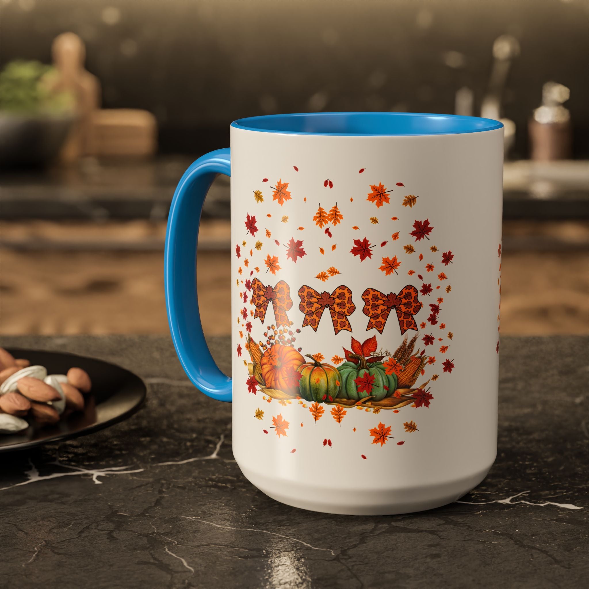 Colorful Fall-Themed Mugs | Autumn Decorations, Cozy Drinks, Seasonal Gifts, Halloween Treats, Thanksgiving Decor