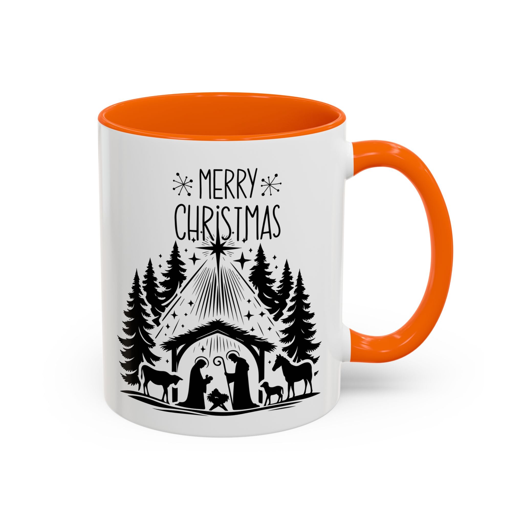 Cozy Holiday Coffee Mug, Winter Beverage Cup for Christmas, Gift for Nature Lovers, Camping Mug, Rustic Home Decor, Festive Drinkware