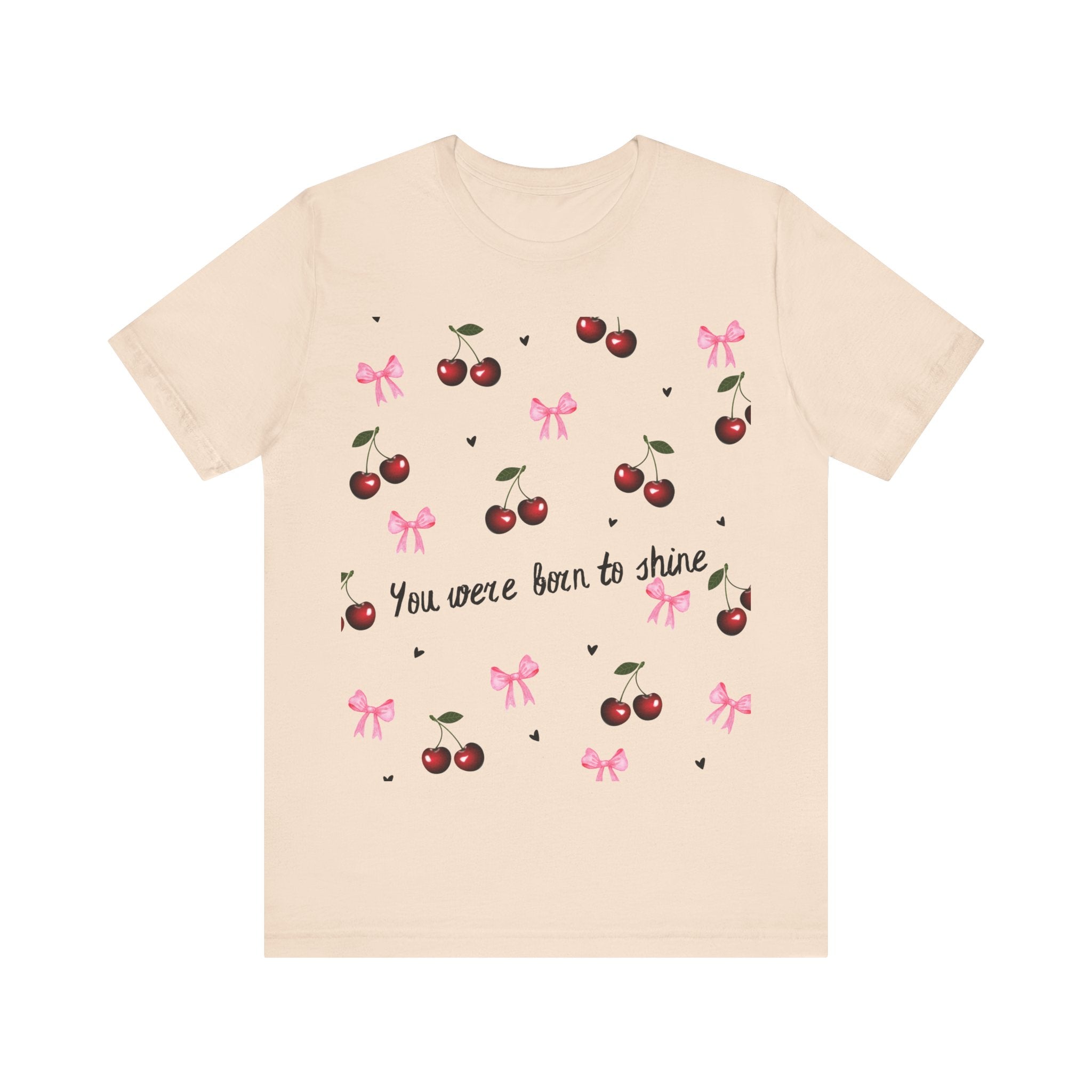 Cherry Blossom Inspirational Tee, Motivational T-Shirt, Cute Summer Shirt, Gift for Her, Birthday Gift, Casual Top