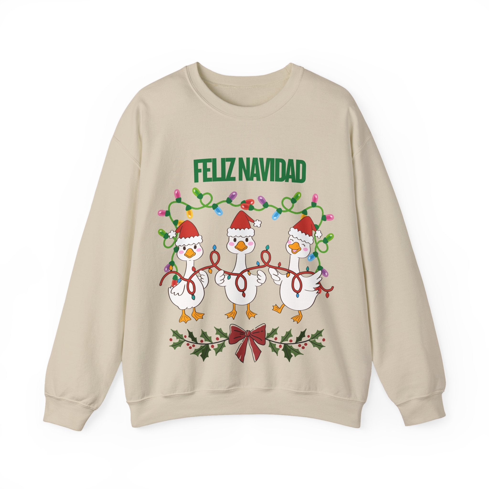 Festive Holiday Sweatshirt - Merry Christmas Crewneck, Cozy Winter Apparel, Ugly Sweater Alternative, Gift Idea for Her and Him