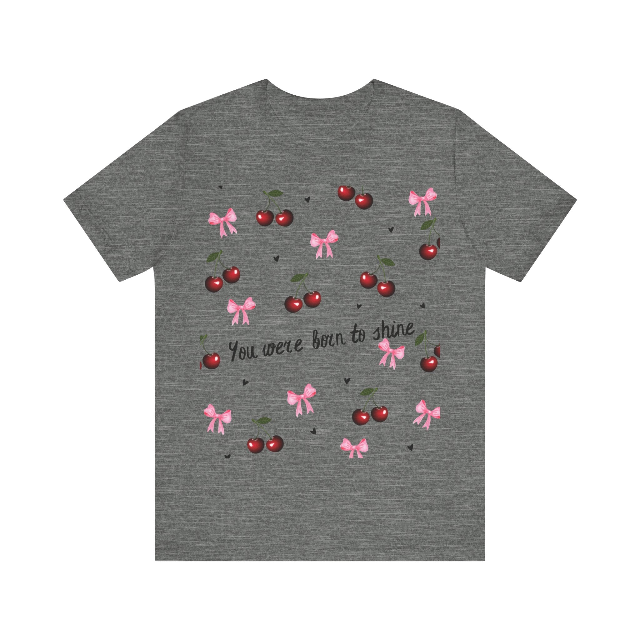 Cherry Blossom Inspirational Tee, Motivational T-Shirt, Cute Summer Shirt, Gift for Her, Birthday Gift, Casual Top