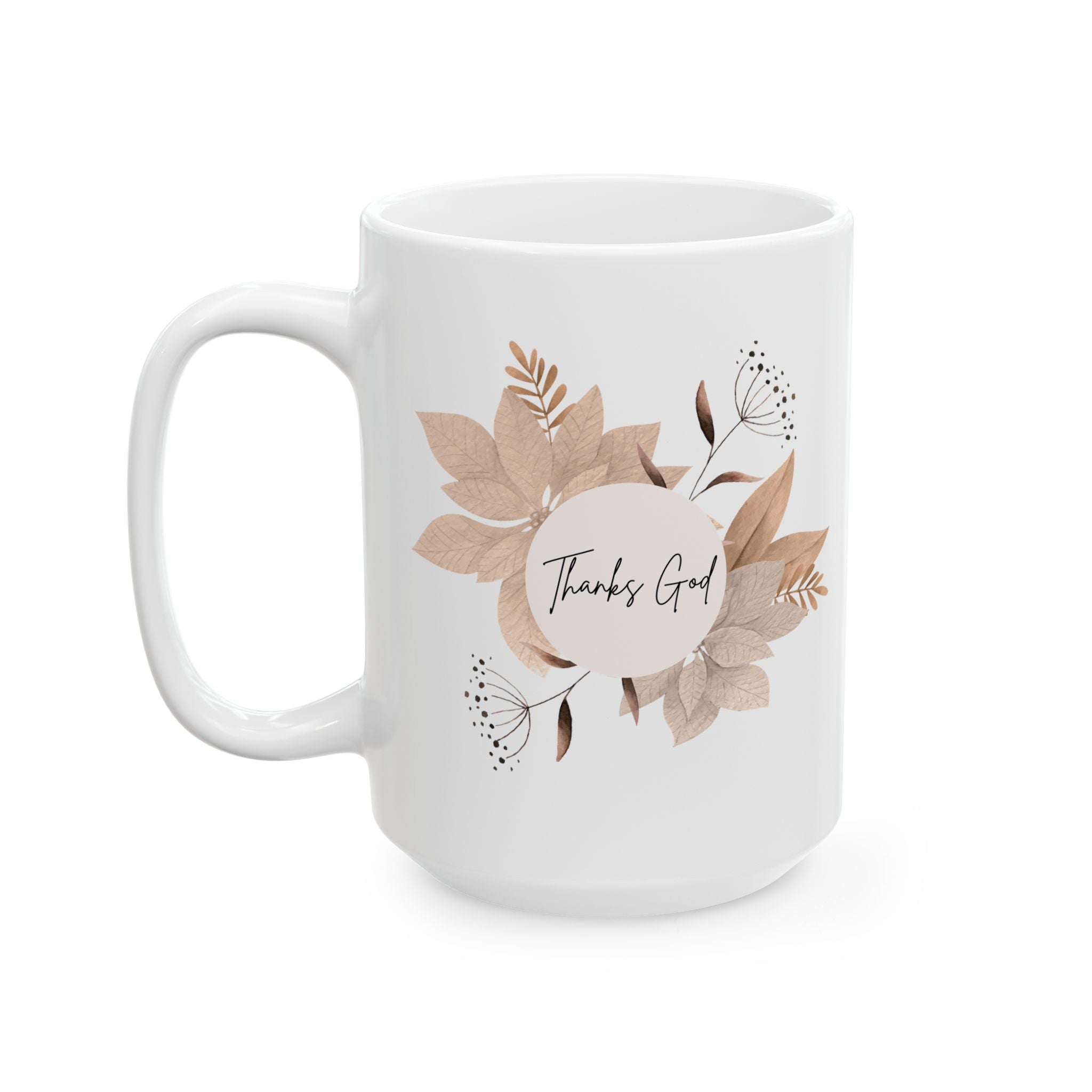 Chic Floral Ceramic Mug for Coffee Lovers, Perfect Gift for Friends, Tea Mug, Home Decor, Office Cup, Wedding Present