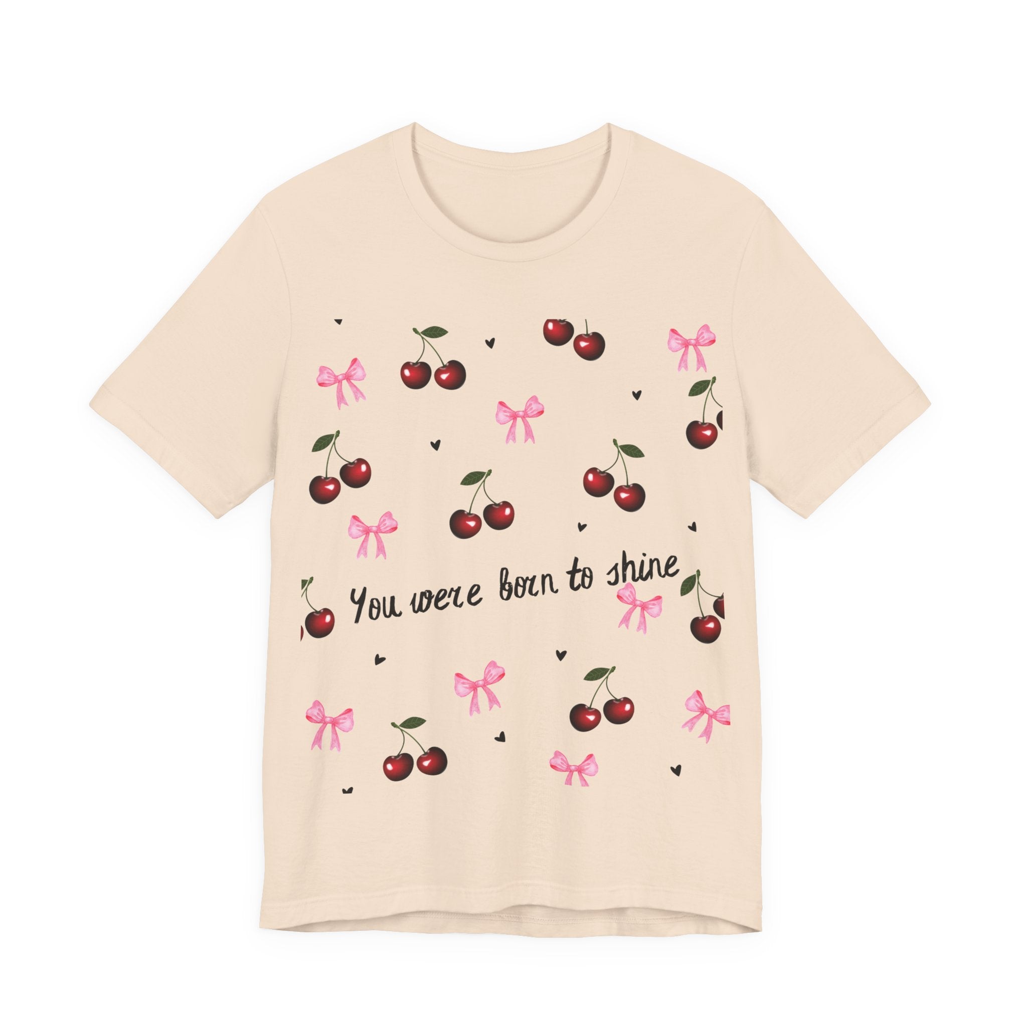 Cherry Blossom Inspirational Tee, Motivational T-Shirt, Cute Summer Shirt, Gift for Her, Birthday Gift, Casual Top