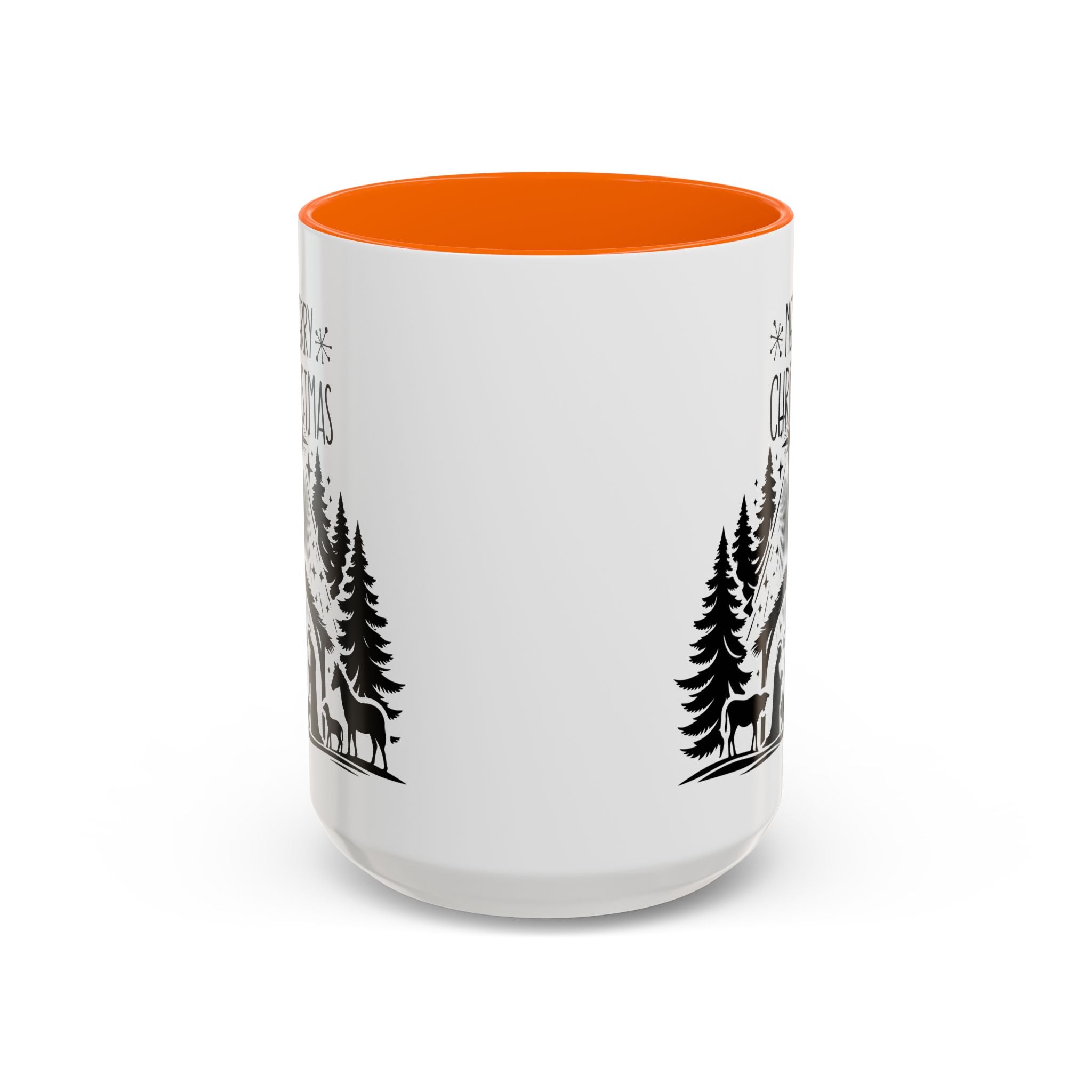 Cozy Holiday Coffee Mug, Winter Beverage Cup for Christmas, Gift for Nature Lovers, Camping Mug, Rustic Home Decor, Festive Drinkware