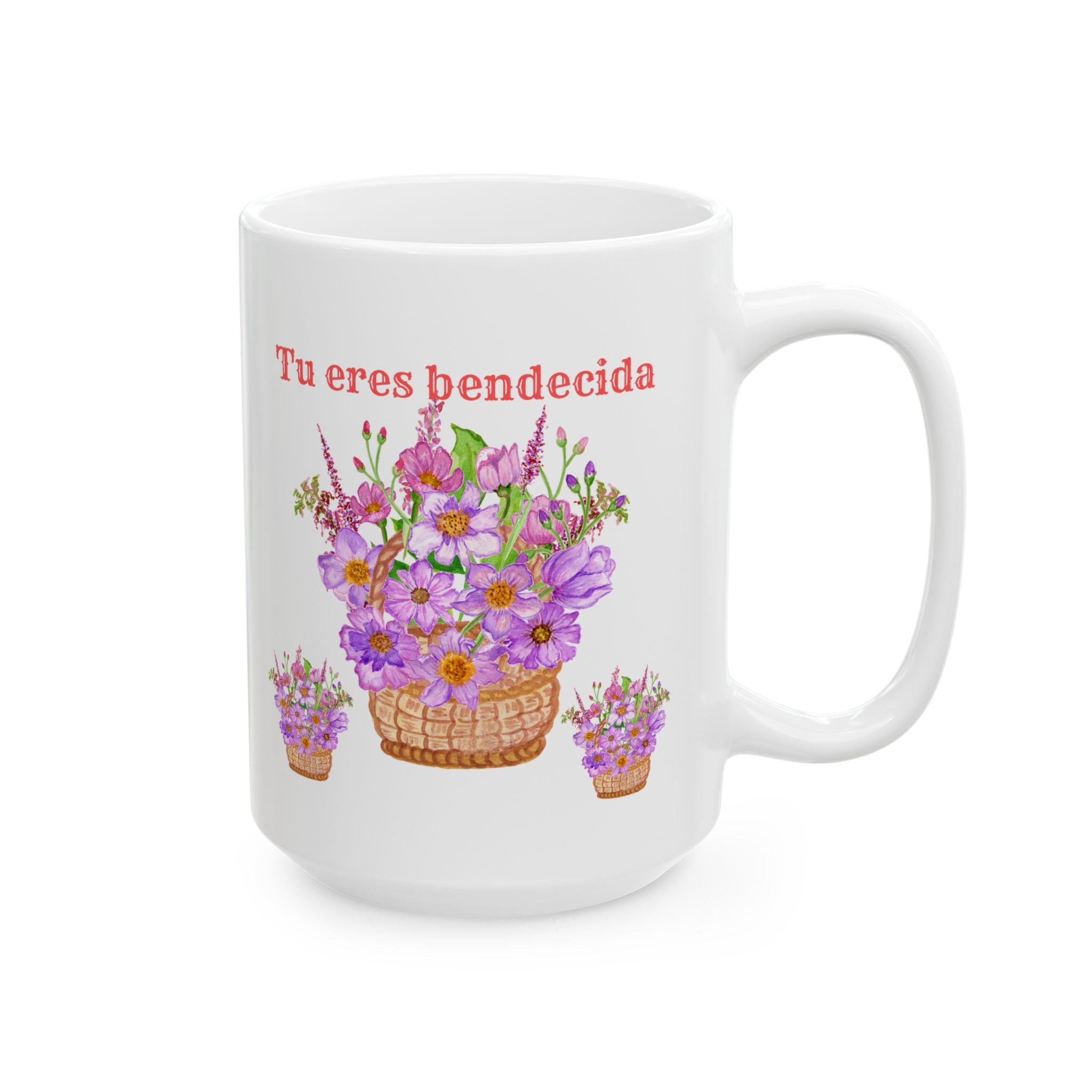Charming Floral Ceramic Mug, Gift for Her, Coffee Lover, Tea Mug, Mother's Day Gift, Personalized Pottery, Home Decoration