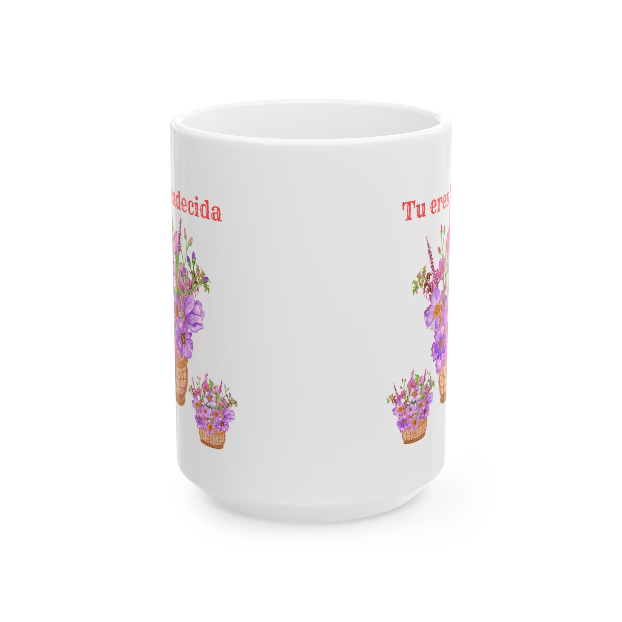Charming Floral Ceramic Mug, Gift for Her, Coffee Lover, Tea Mug, Mother's Day Gift, Personalized Pottery, Home Decoration