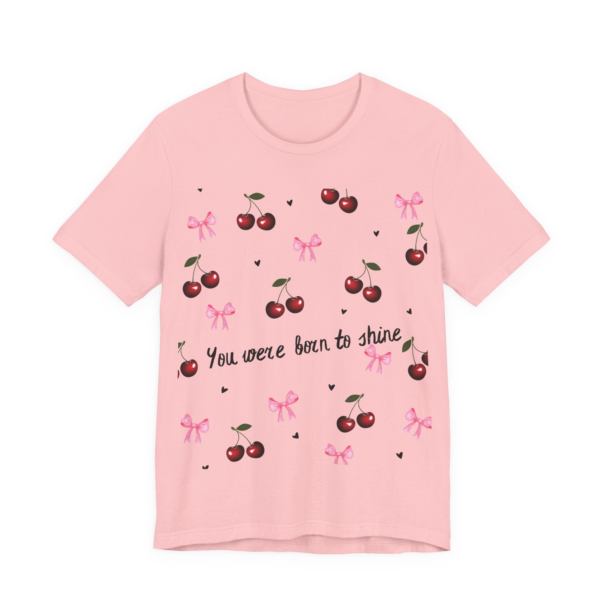 Cherry Blossom Inspirational Tee, Motivational T-Shirt, Cute Summer Shirt, Gift for Her, Birthday Gift, Casual Top