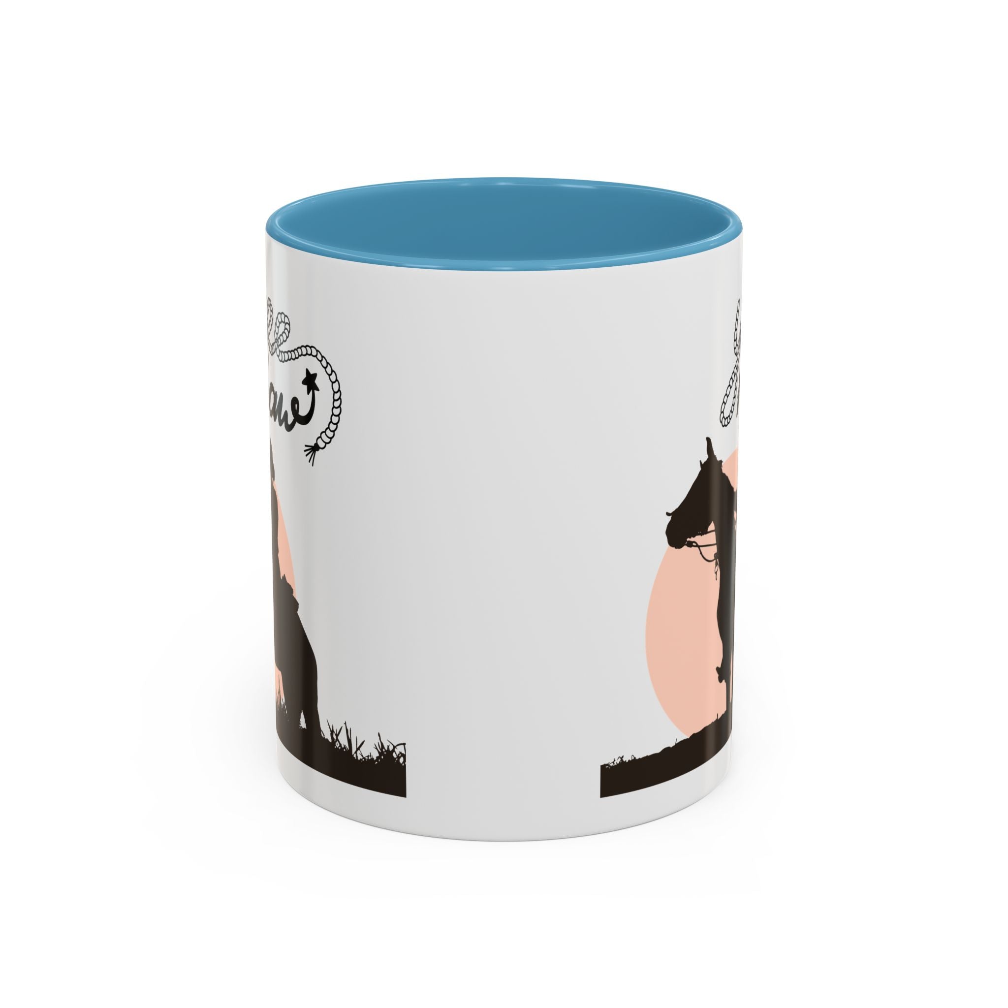 Cowboy Coffee Mug – Yee Haw, Western Decor, Gift for Horse Lovers, Rustic Tea Cup, Unique Rancher Present