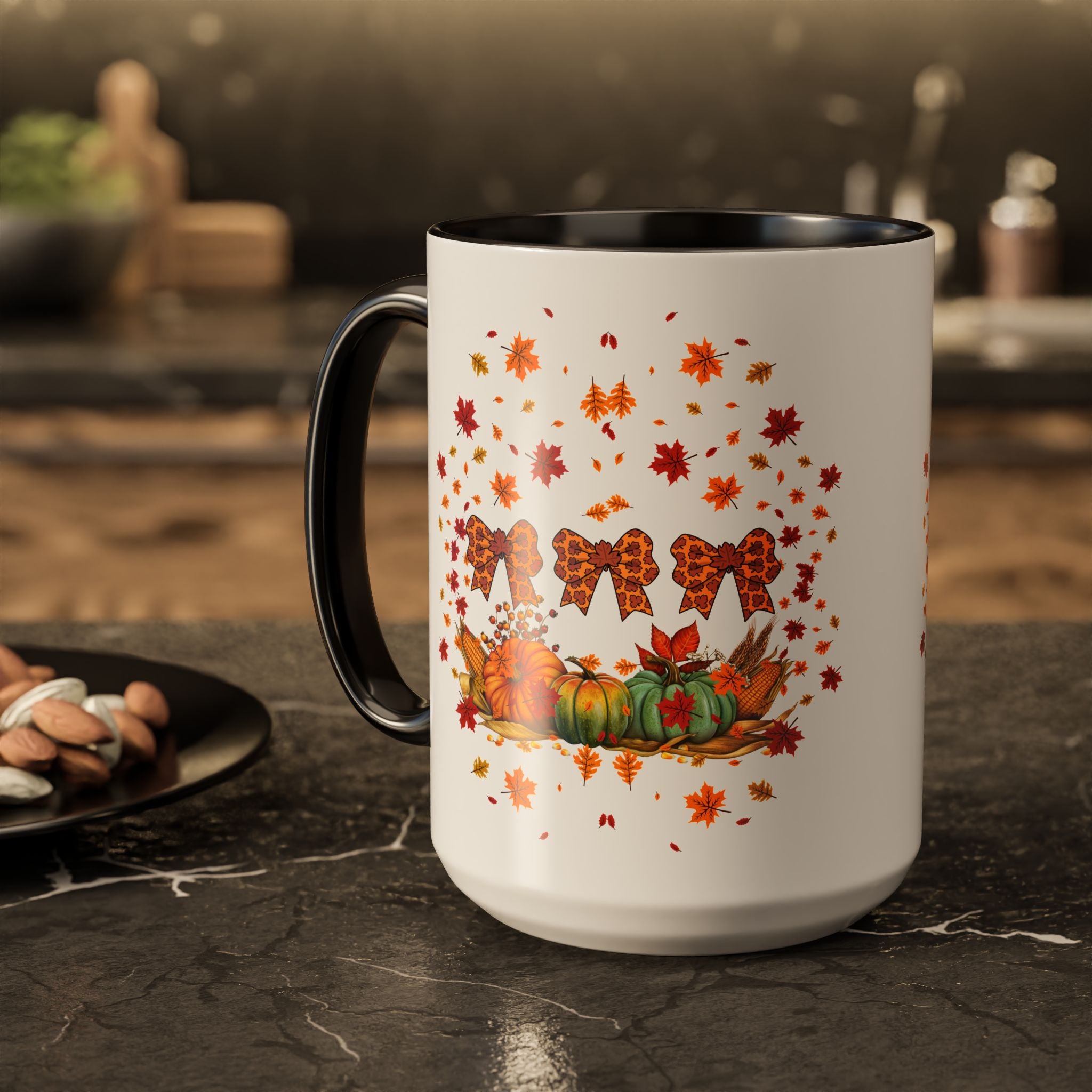 Colorful Fall-Themed Mugs | Autumn Decorations, Cozy Drinks, Seasonal Gifts, Halloween Treats, Thanksgiving Decor