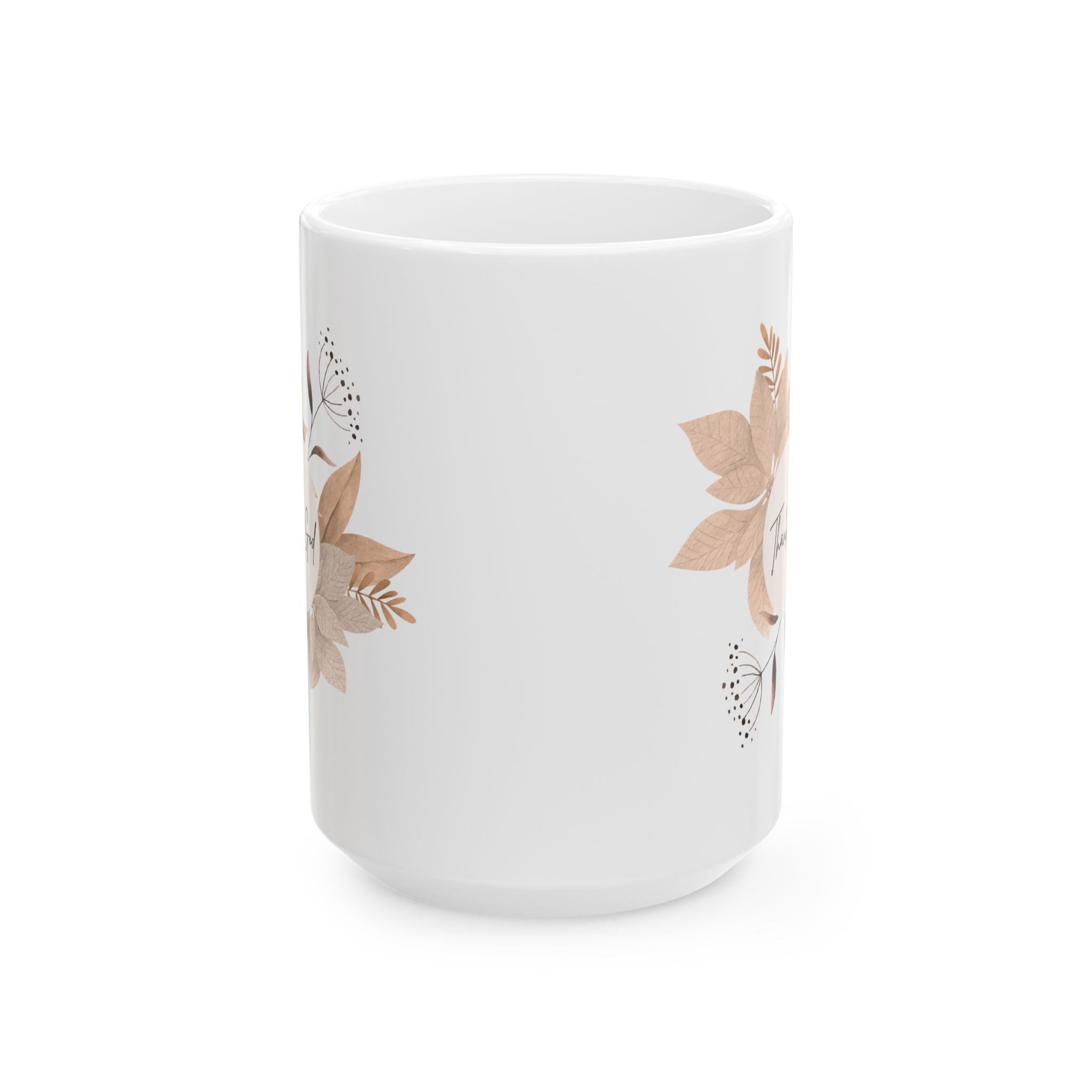 Chic Floral Ceramic Mug for Coffee Lovers, Perfect Gift for Friends, Tea Mug, Home Decor, Office Cup, Wedding Present