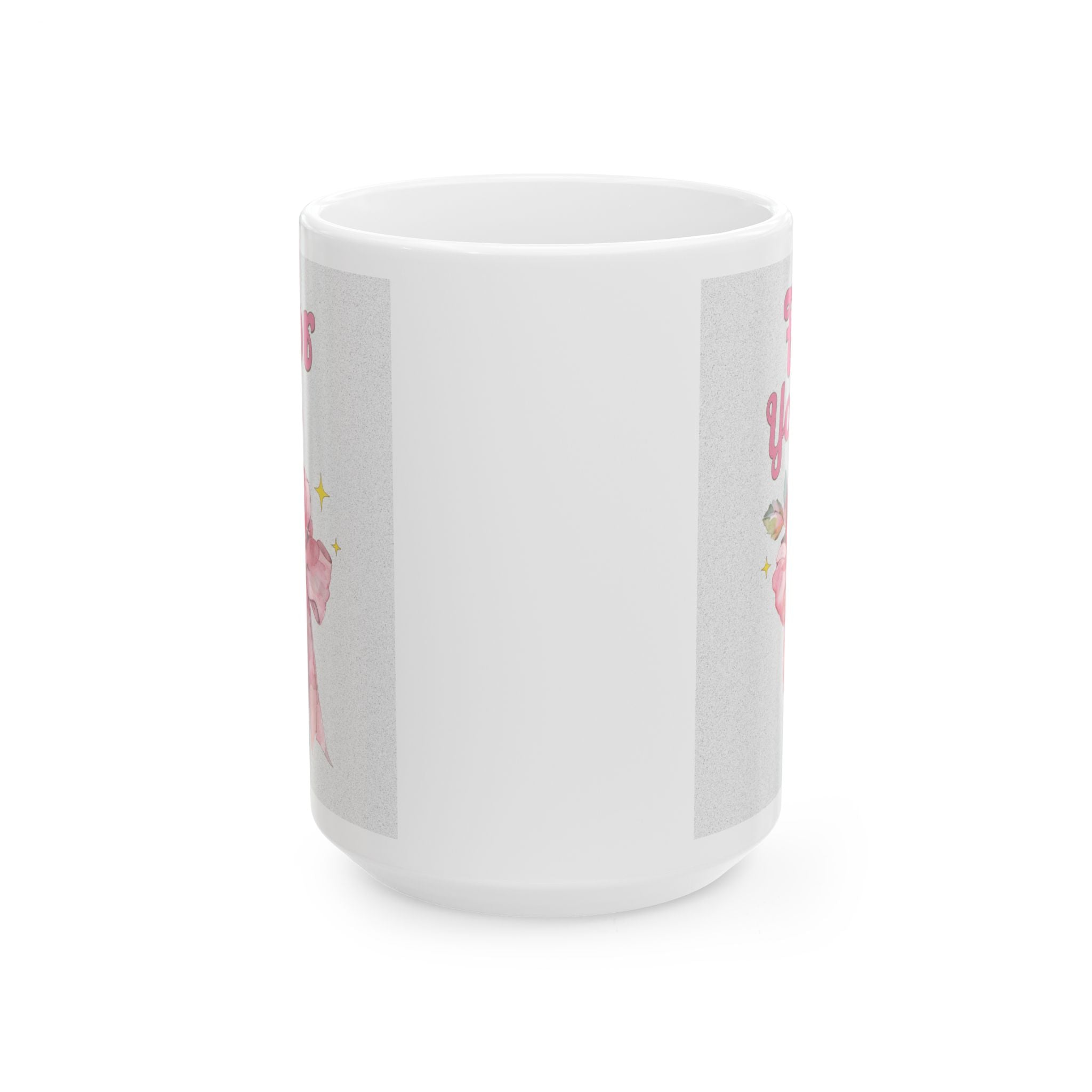 Charming Floral Ceramic Mug | Perfect Gift for Tea Lovers, Birthday, Mother's Day, Inspirational Coffee Mug, Customized Drinkware