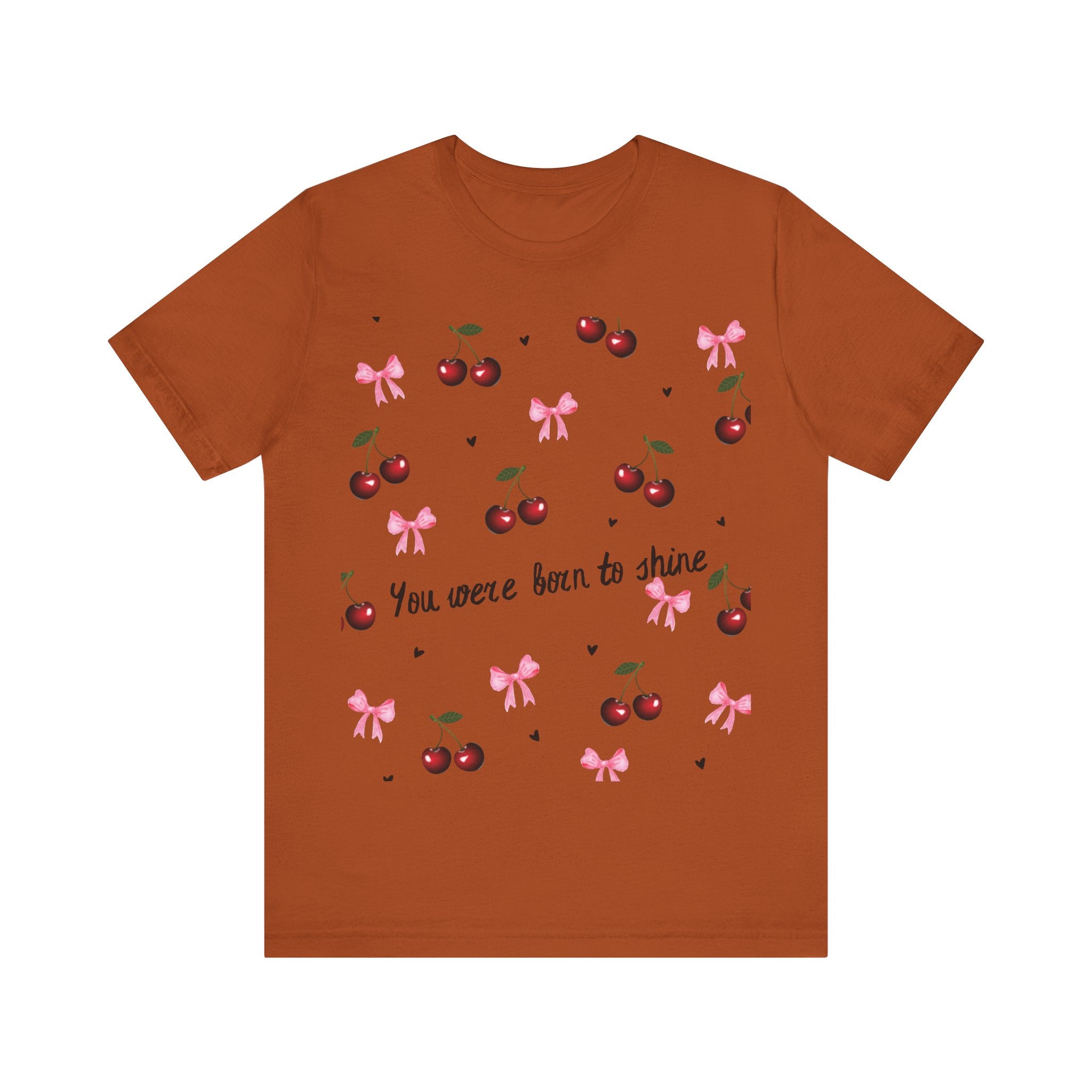 Cherry Blossom Inspirational Tee, Motivational T-Shirt, Cute Summer Shirt, Gift for Her, Birthday Gift, Casual Top