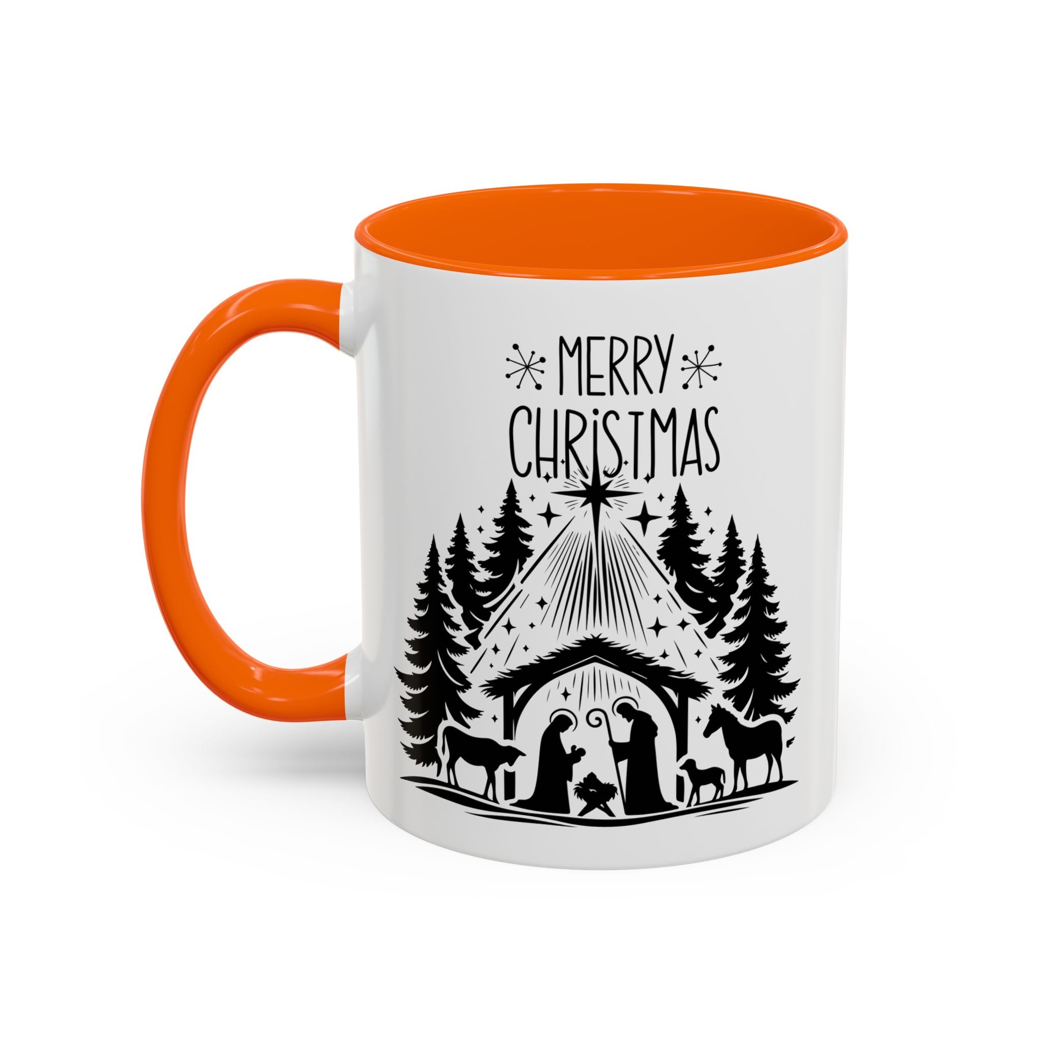 Cozy Holiday Coffee Mug, Winter Beverage Cup for Christmas, Gift for Nature Lovers, Camping Mug, Rustic Home Decor, Festive Drinkware