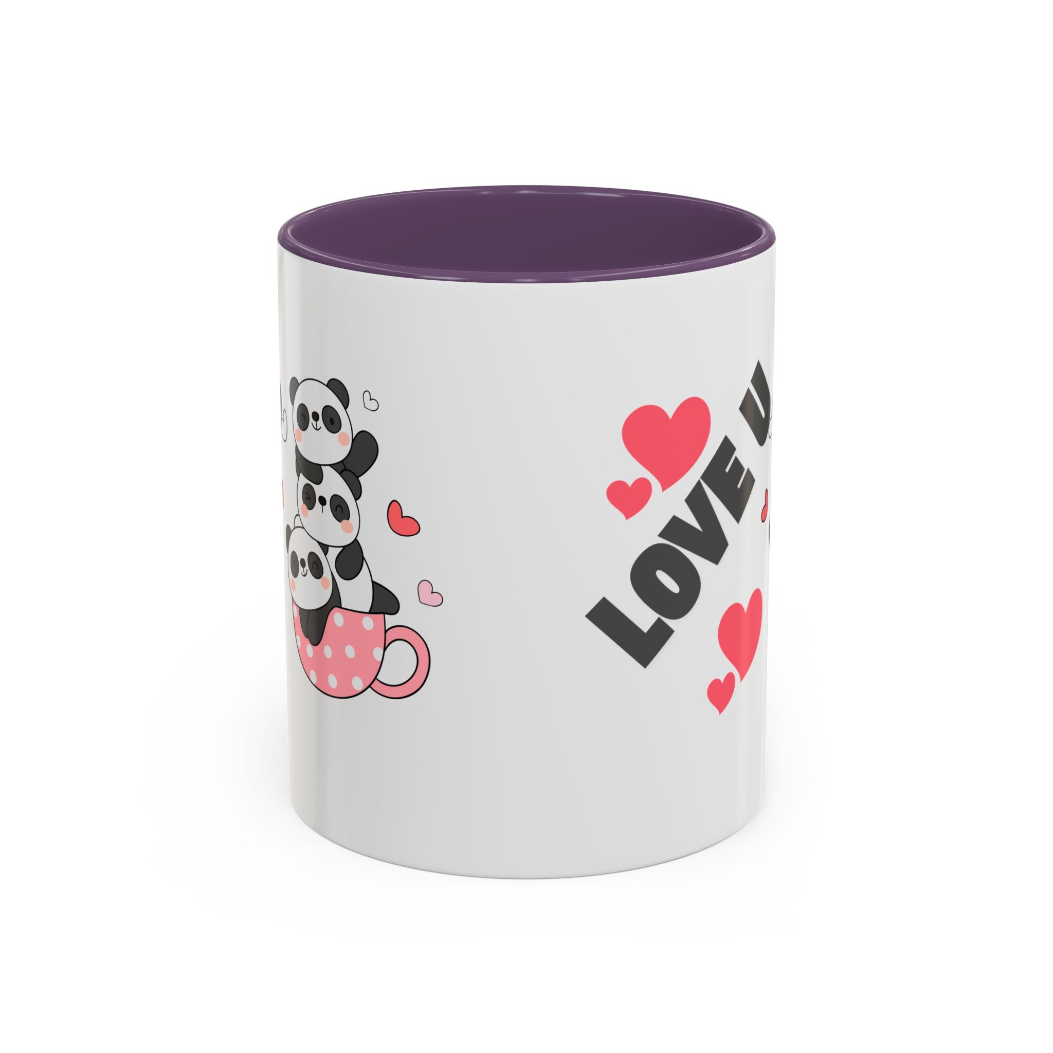 Adorable Panda Love Coffee Mug - Perfect Gift for Couples, Birthdays, Valentine's Day, Cute Kitchen Decor