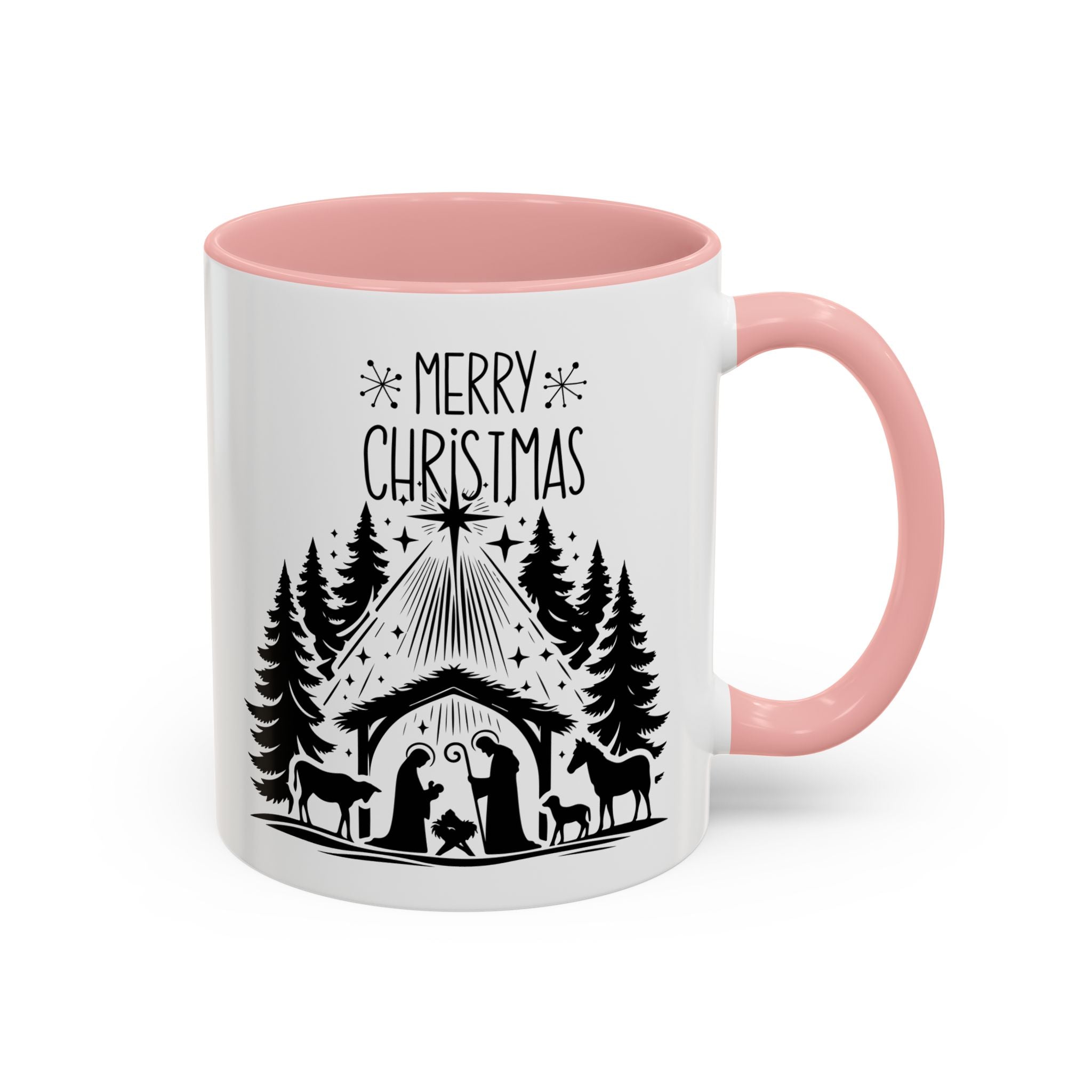 Cozy Holiday Coffee Mug, Winter Beverage Cup for Christmas, Gift for Nature Lovers, Camping Mug, Rustic Home Decor, Festive Drinkware