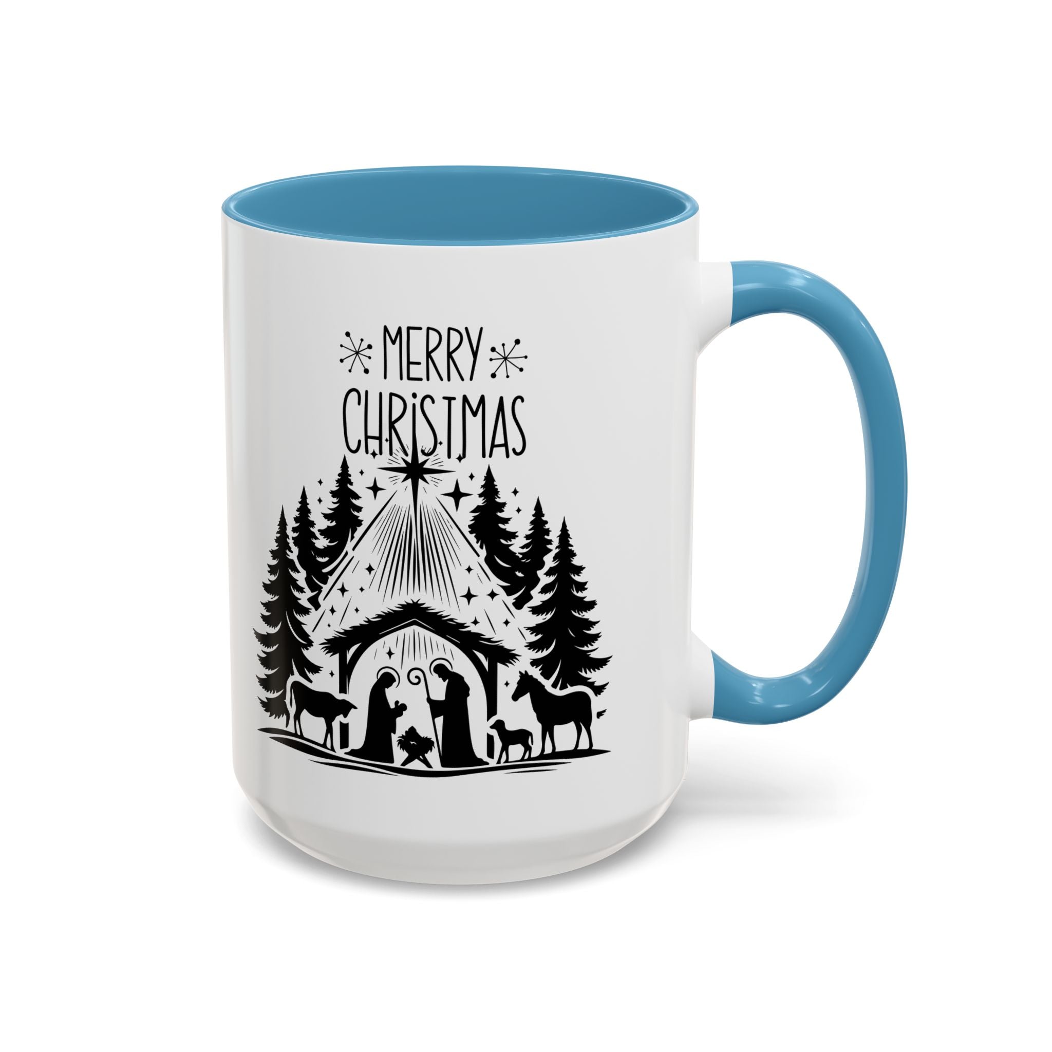 Cozy Holiday Coffee Mug, Winter Beverage Cup for Christmas, Gift for Nature Lovers, Camping Mug, Rustic Home Decor, Festive Drinkware