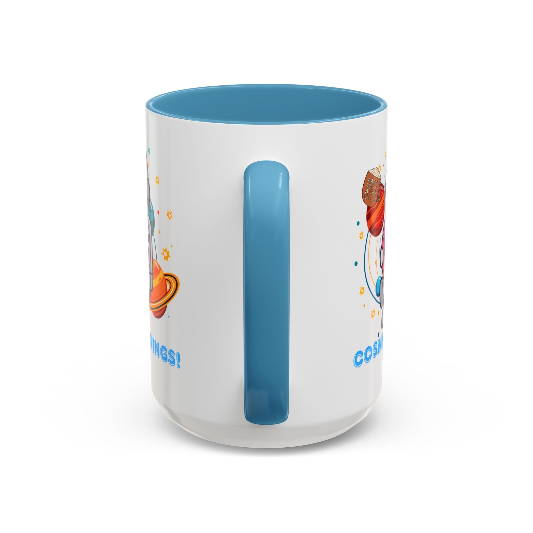 Cosmic Cravings Coffee Mug, Space-Themed Drinkware, Cute Astronaut Gift, Fun Kitchen Decor, Perfect for Space Lovers!