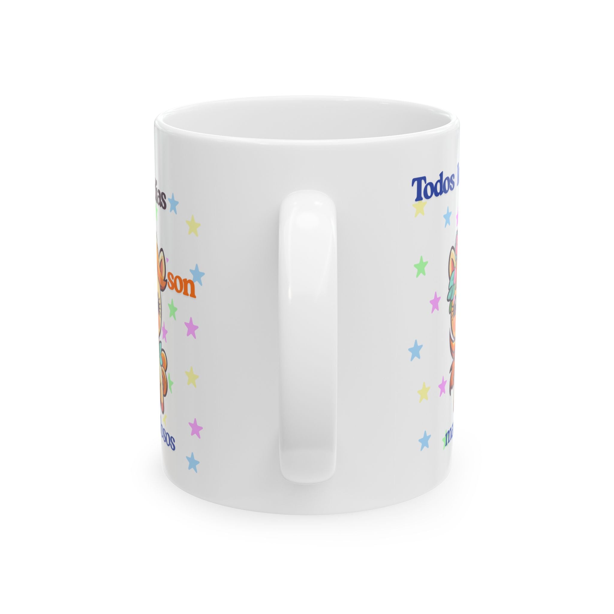 Colorful Customizable Ceramic Mug - Perfect Gift for Any Occasion, Fun Coffee Cup, Birthday Gift, Personalized Drinkware, Travel Mug