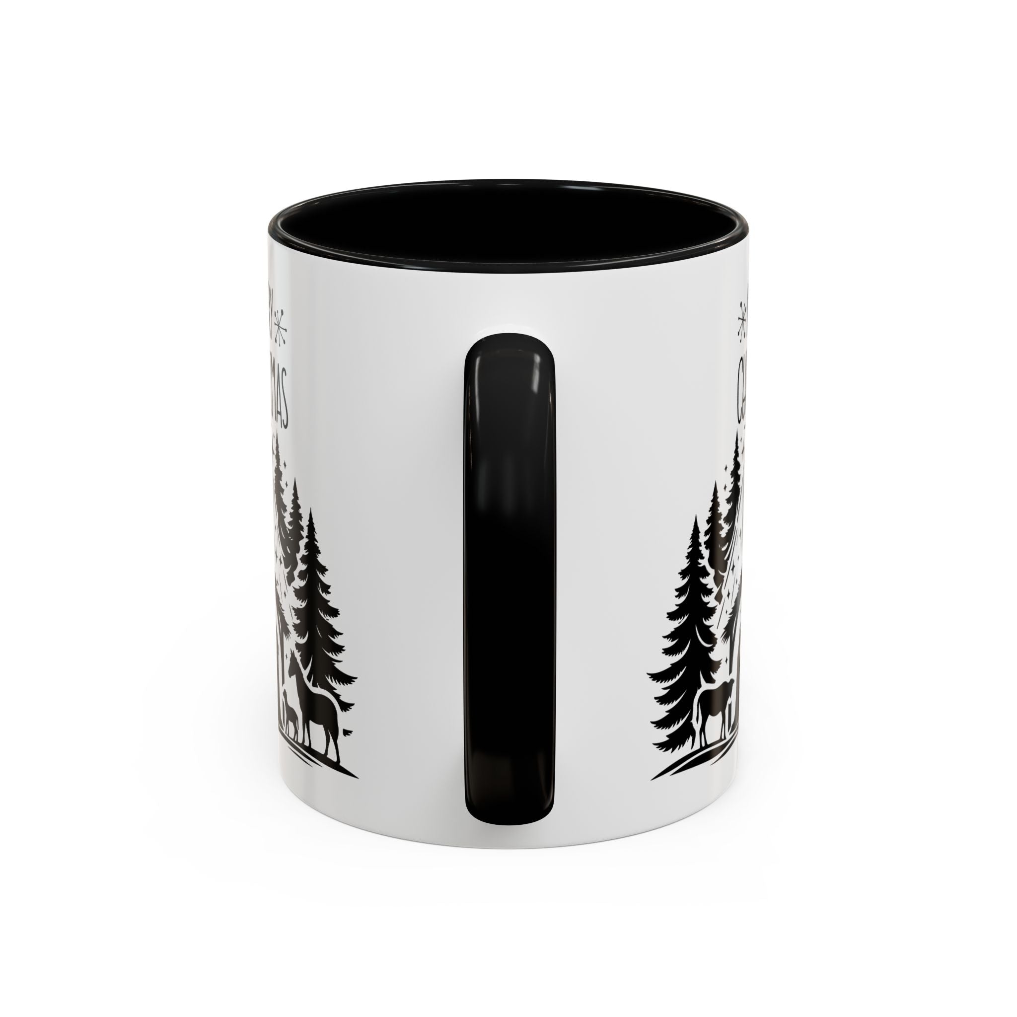 Cozy Holiday Coffee Mug, Winter Beverage Cup for Christmas, Gift for Nature Lovers, Camping Mug, Rustic Home Decor, Festive Drinkware