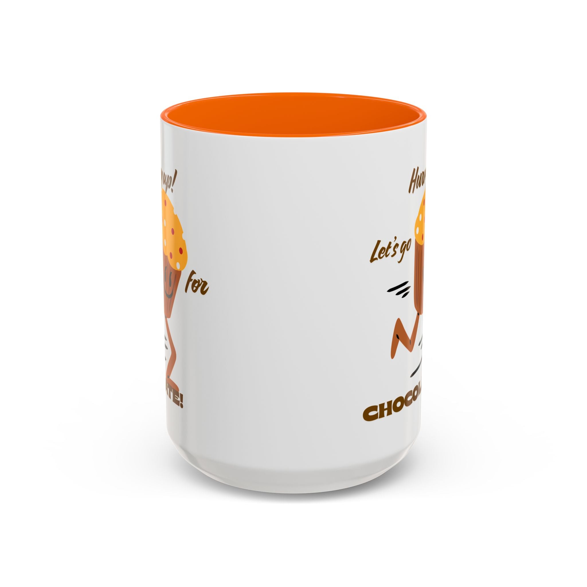 Chocolate Lover's Accent Coffee Mug - Fun Mug for Coffee, Gift for Bakers, Cute Kitchen Decor, Dessert Enthusiast