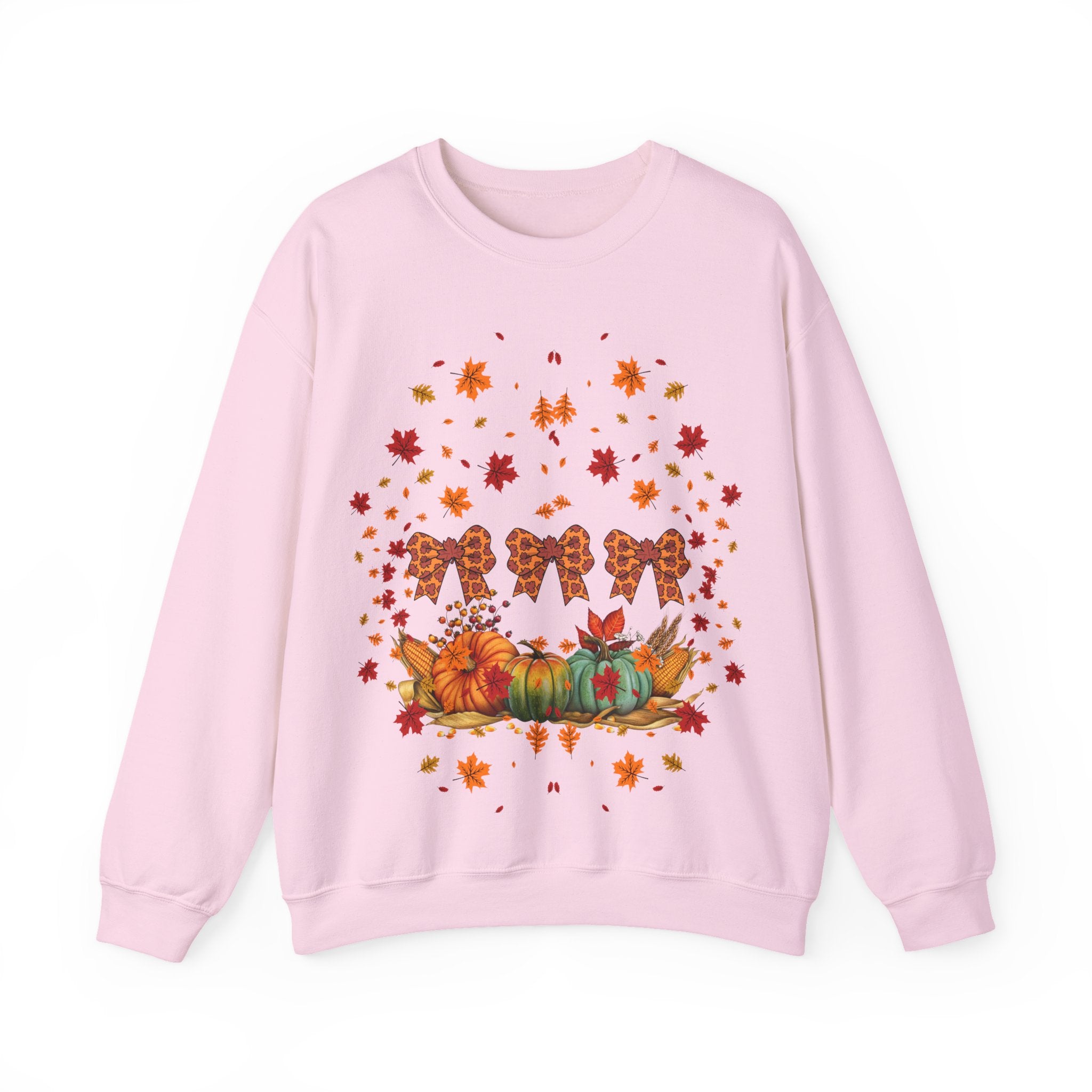 Cozy Fall Crewneck Sweatshirt, Autumn Fashion, Thanksgiving Gift, Seasonal Wear, Gingerbread Design Sweater, Unisex Pullover