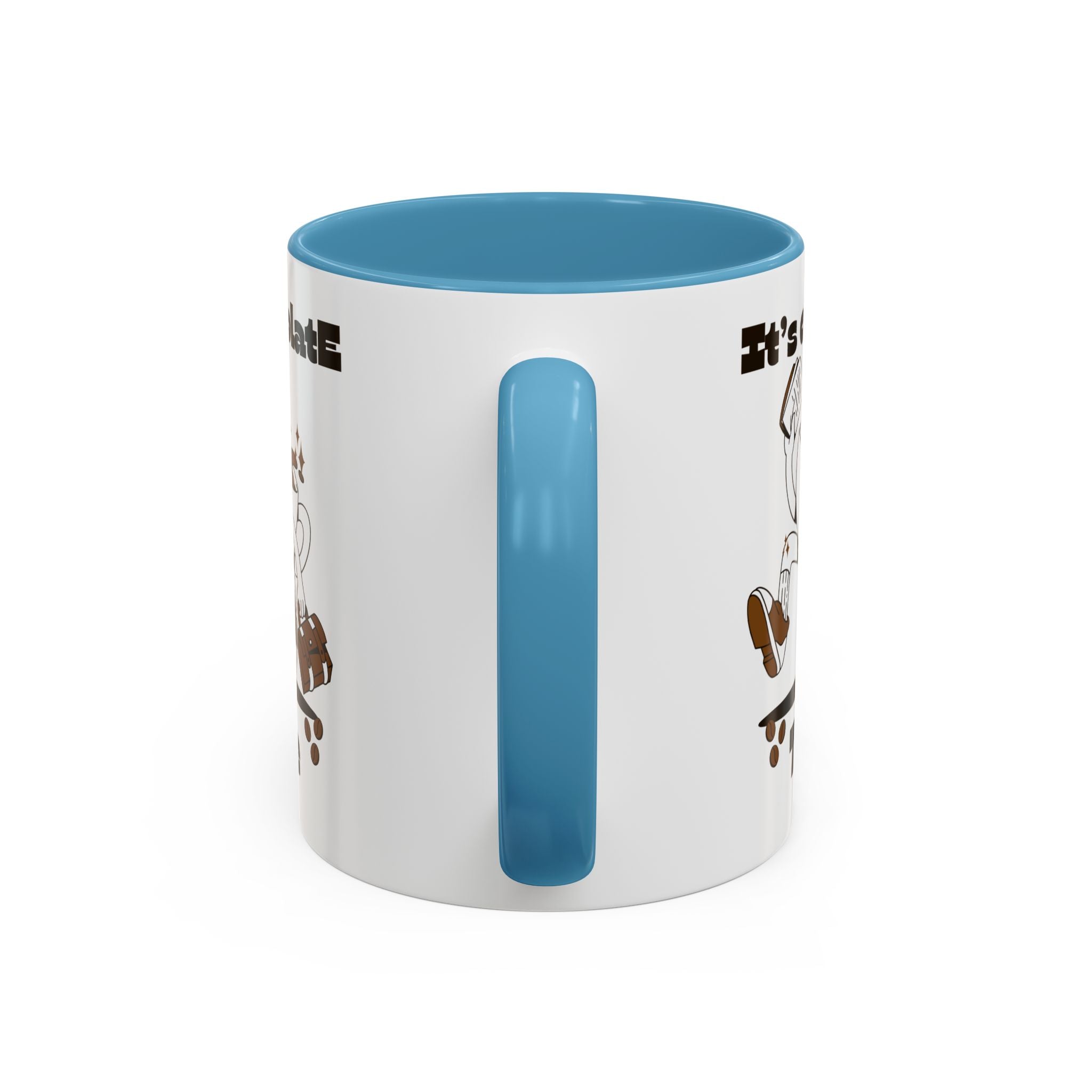 Chocolate Time Coffee Mug, Skateboard Mug, Gift for Coffee Lovers, Fun Mug for Hot Cocoa, Unique Mug for Birthdays, Cute Kitchen Decor