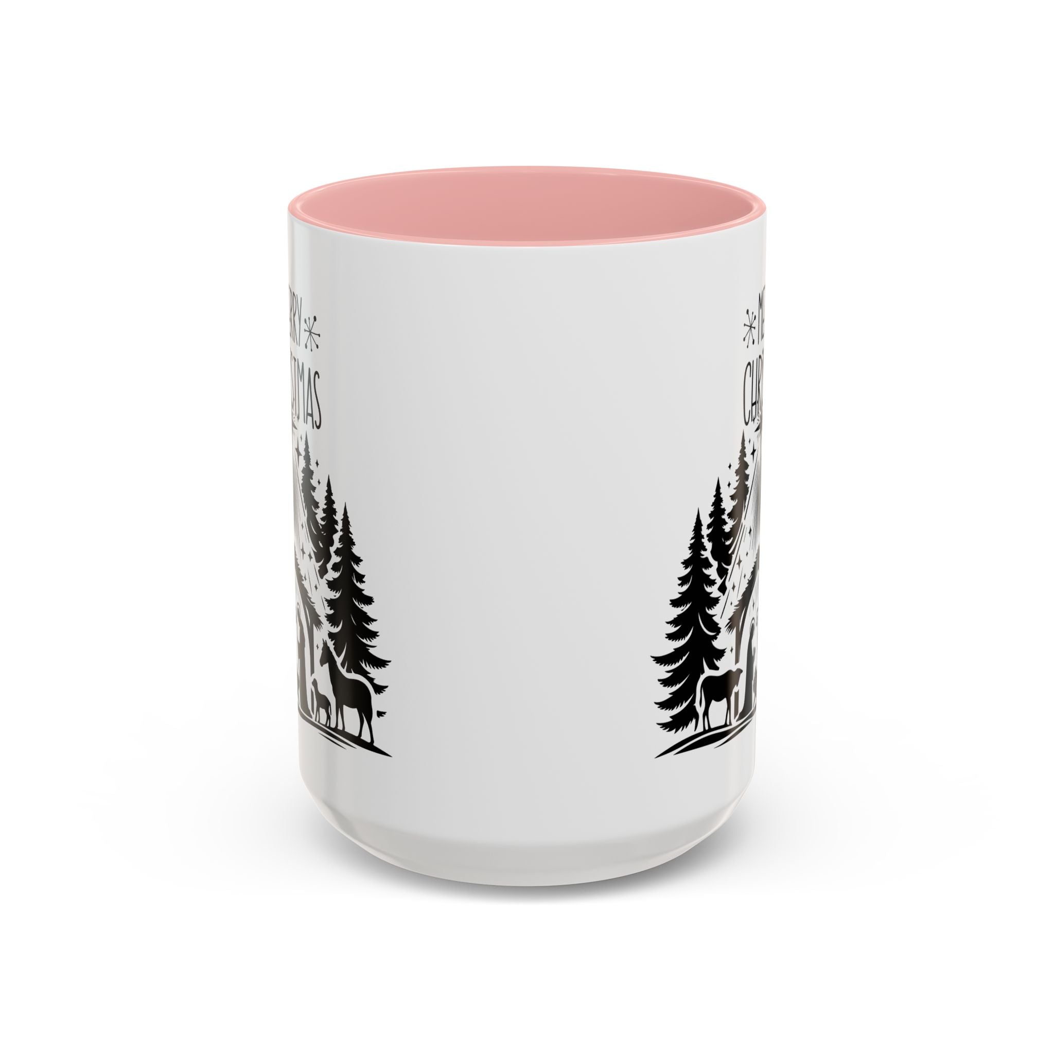 Cozy Holiday Coffee Mug, Winter Beverage Cup for Christmas, Gift for Nature Lovers, Camping Mug, Rustic Home Decor, Festive Drinkware