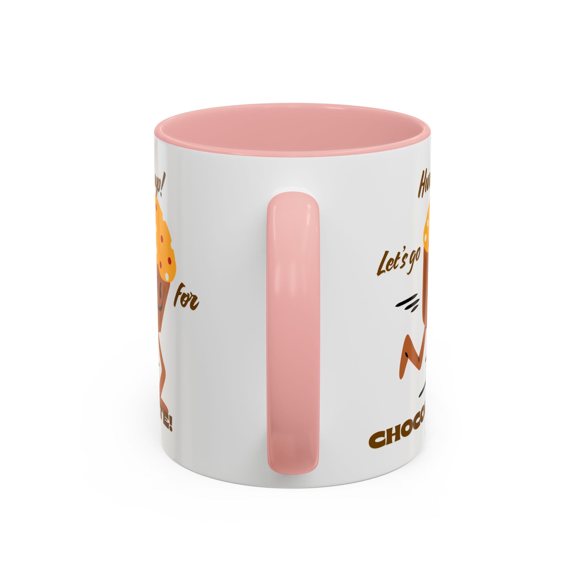 Chocolate Lover's Accent Coffee Mug - Fun Mug for Coffee, Gift for Bakers, Cute Kitchen Decor, Dessert Enthusiast