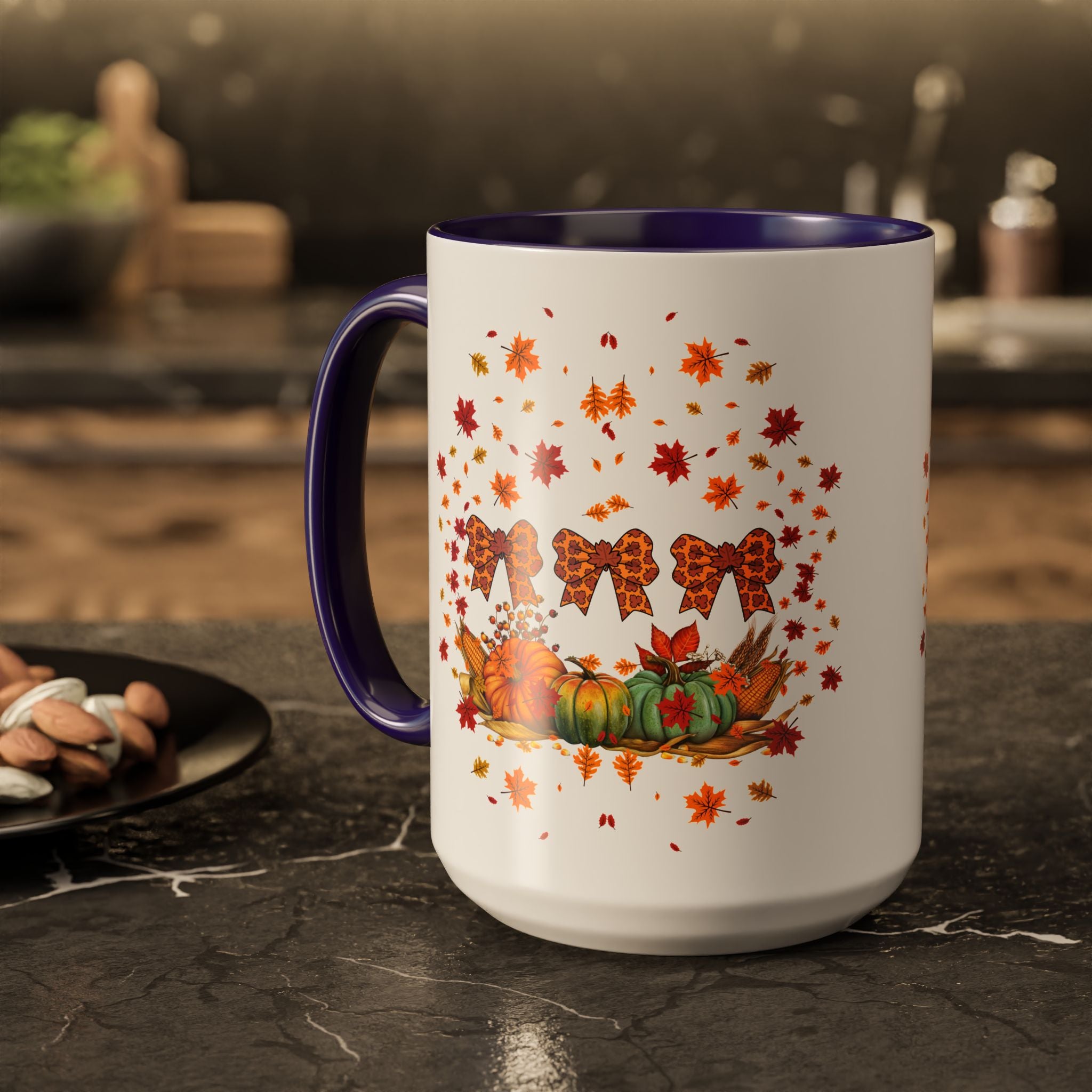 Colorful Fall-Themed Mugs | Autumn Decorations, Cozy Drinks, Seasonal Gifts, Halloween Treats, Thanksgiving Decor
