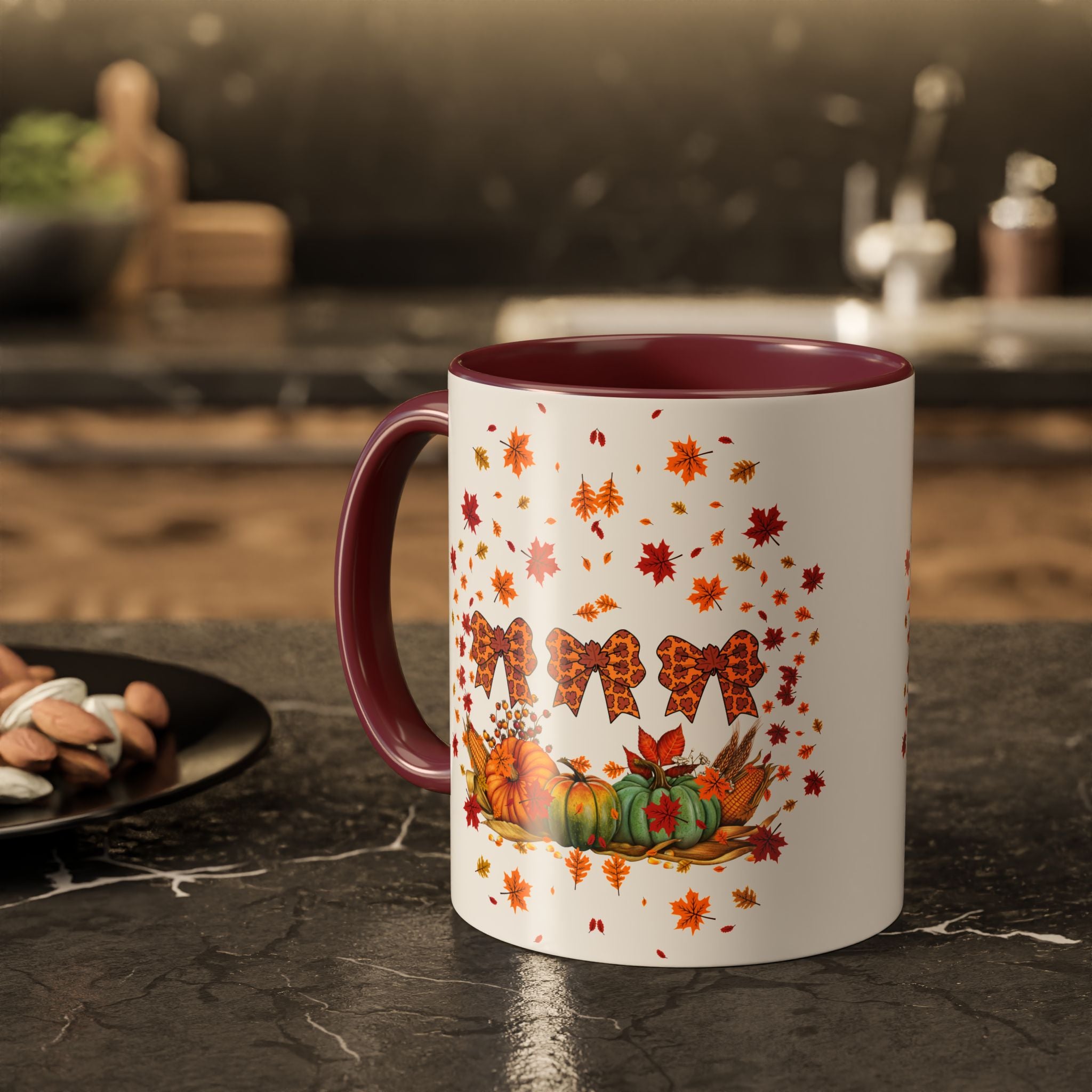 Colorful Fall-Themed Mugs | Autumn Decorations, Cozy Drinks, Seasonal Gifts, Halloween Treats, Thanksgiving Decor