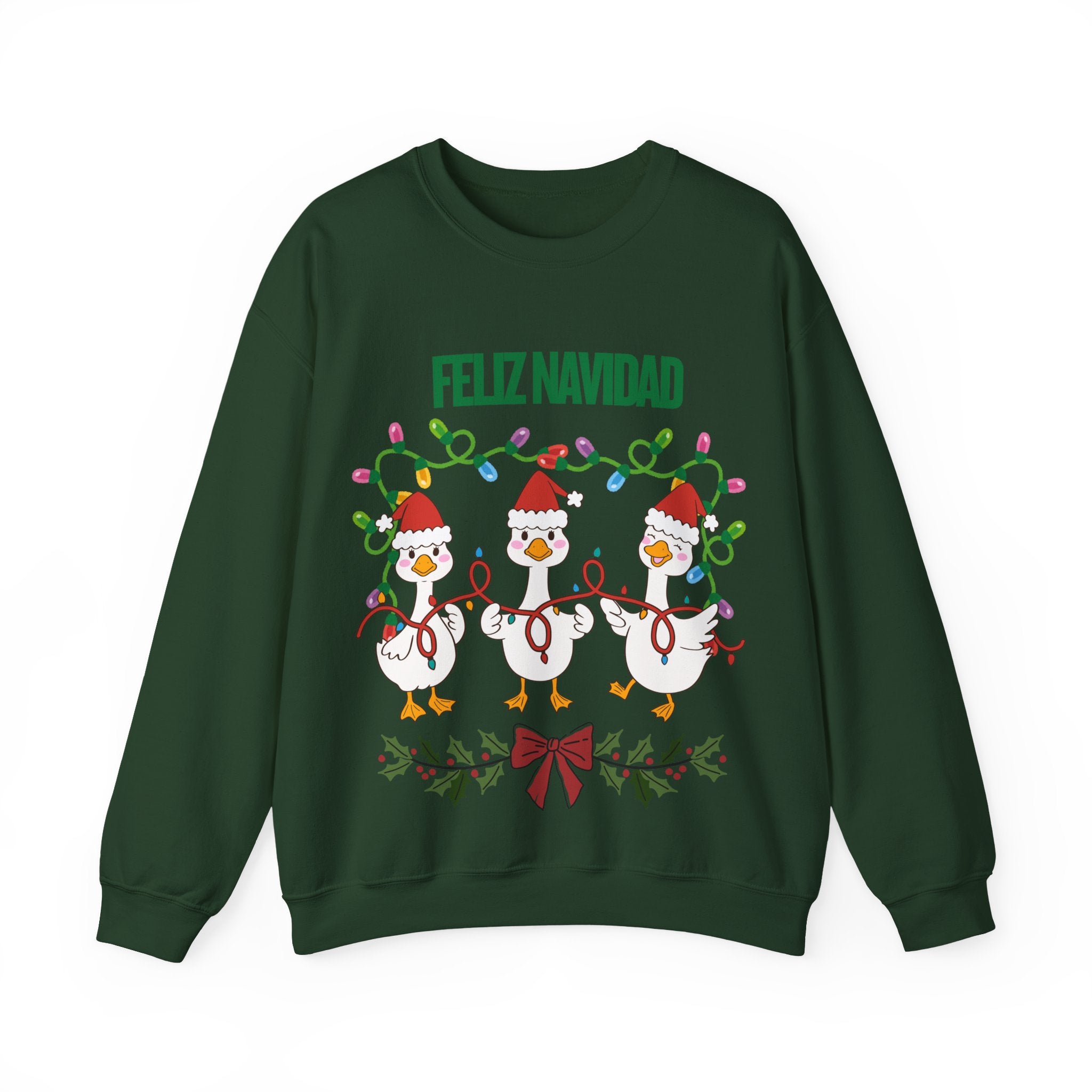 Festive Holiday Sweatshirt - Merry Christmas Crewneck, Cozy Winter Apparel, Ugly Sweater Alternative, Gift Idea for Her and Him