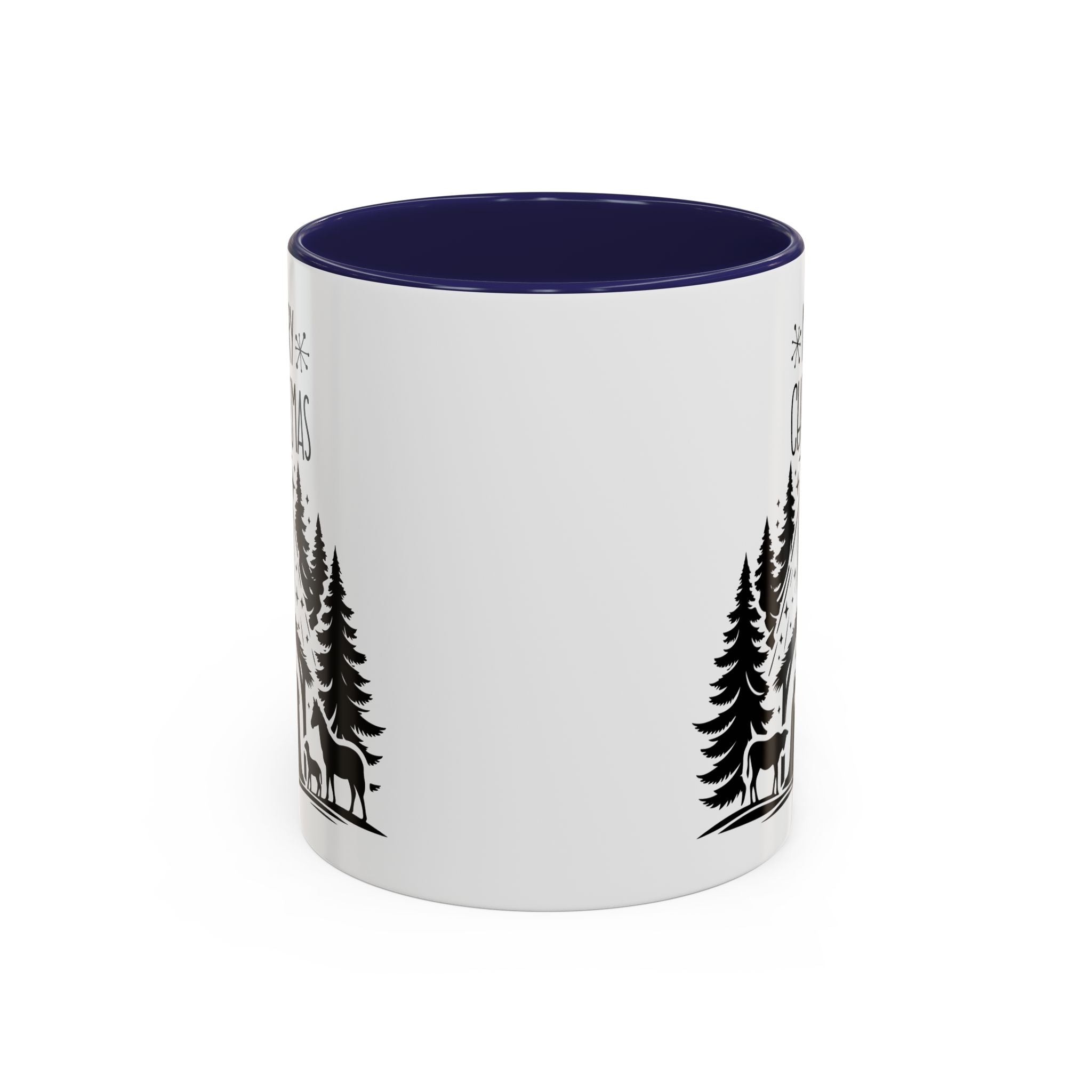 Cozy Holiday Coffee Mug, Winter Beverage Cup for Christmas, Gift for Nature Lovers, Camping Mug, Rustic Home Decor, Festive Drinkware