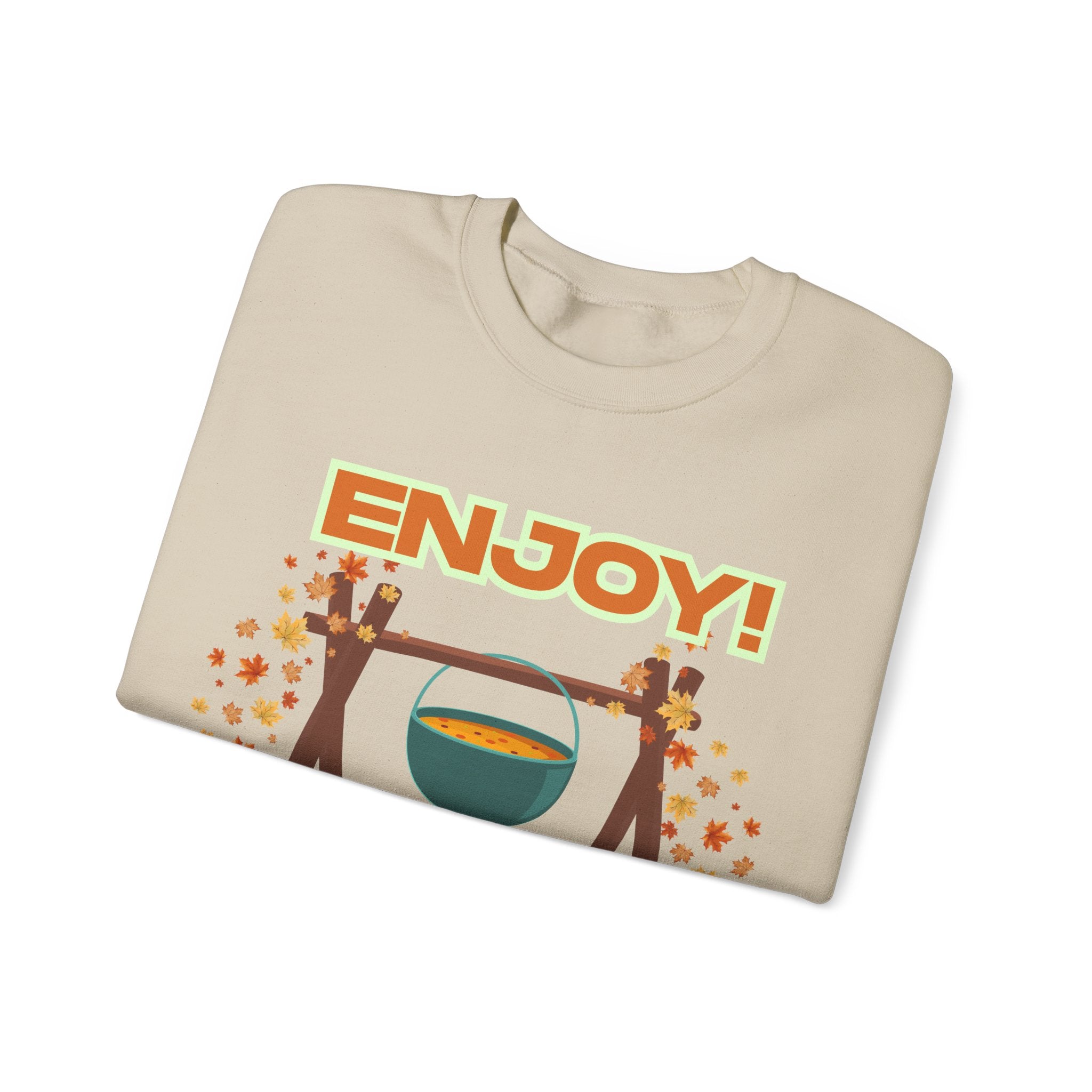 Cozy Campfire Sweatshirt, Fall Apparel, Autumn Outing Gear, Unisex Crewneck, Chill Vibes, Perfect for Bonfires, Thanksgiving