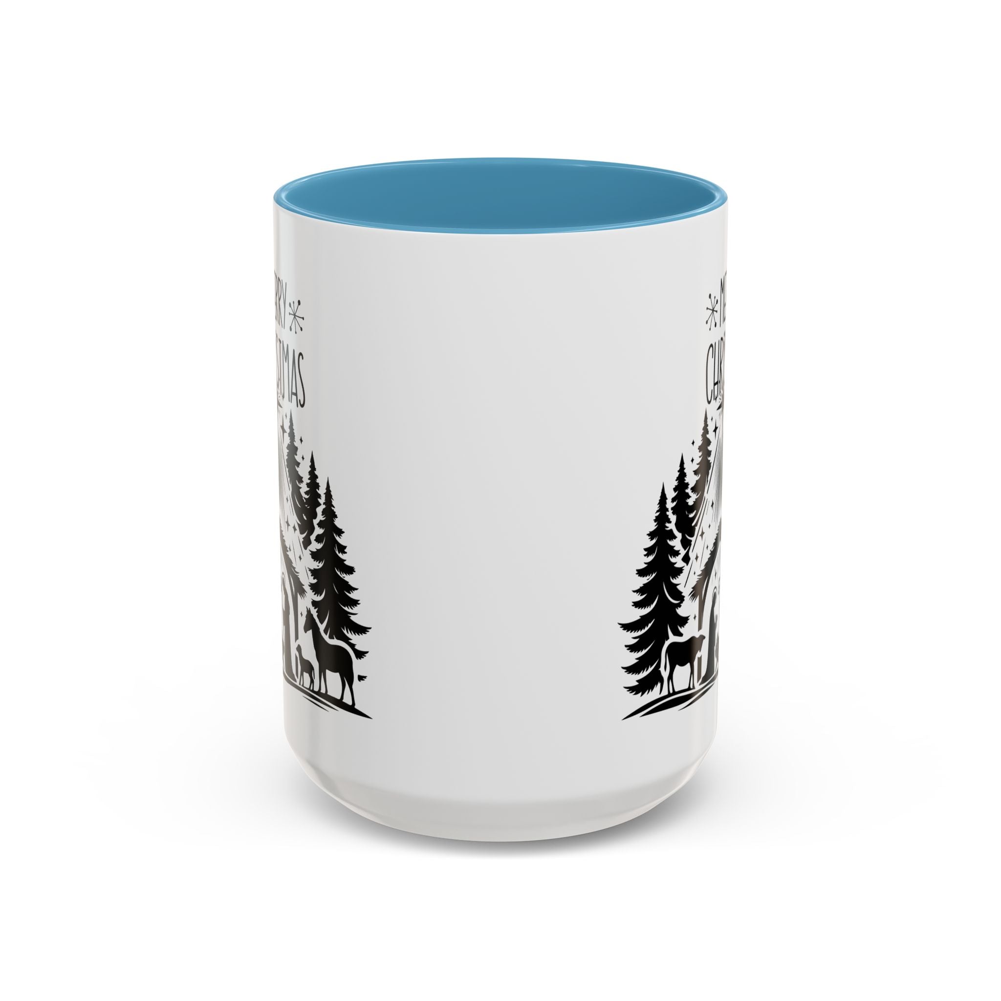 Cozy Holiday Coffee Mug, Winter Beverage Cup for Christmas, Gift for Nature Lovers, Camping Mug, Rustic Home Decor, Festive Drinkware