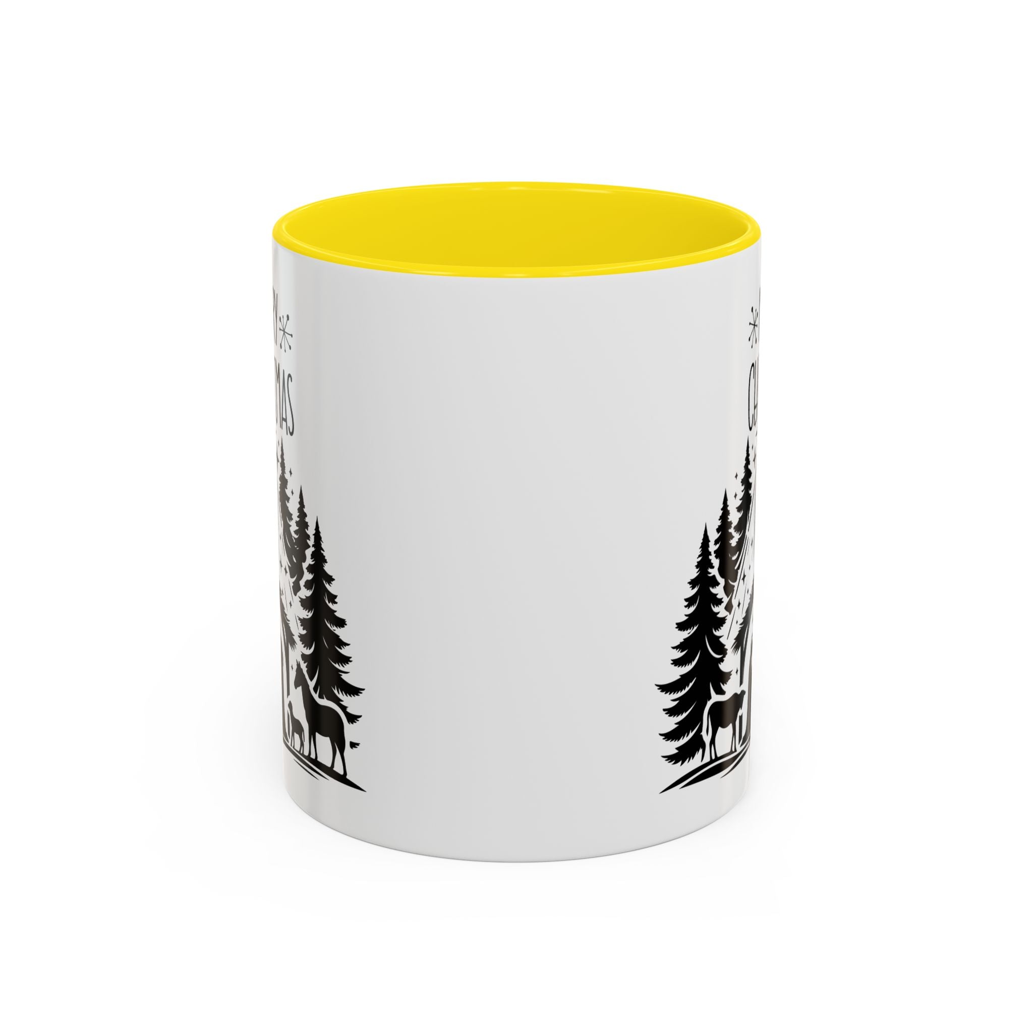 Cozy Holiday Coffee Mug, Winter Beverage Cup for Christmas, Gift for Nature Lovers, Camping Mug, Rustic Home Decor, Festive Drinkware