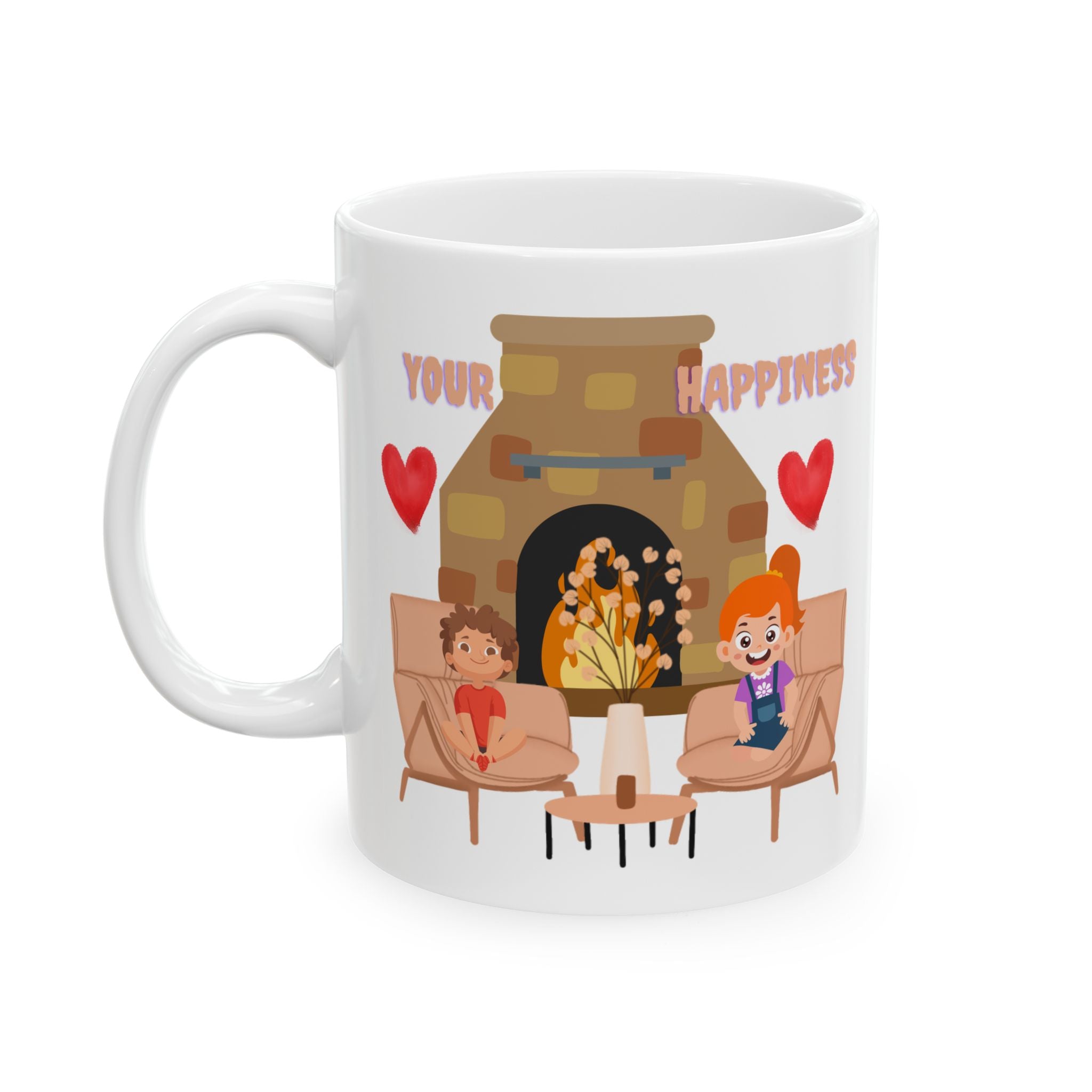 Cozy Couple Mug, Love Gift for Partners, Cute Coffee Cup, Valentine's Day, Relationship Humor, Home Decor