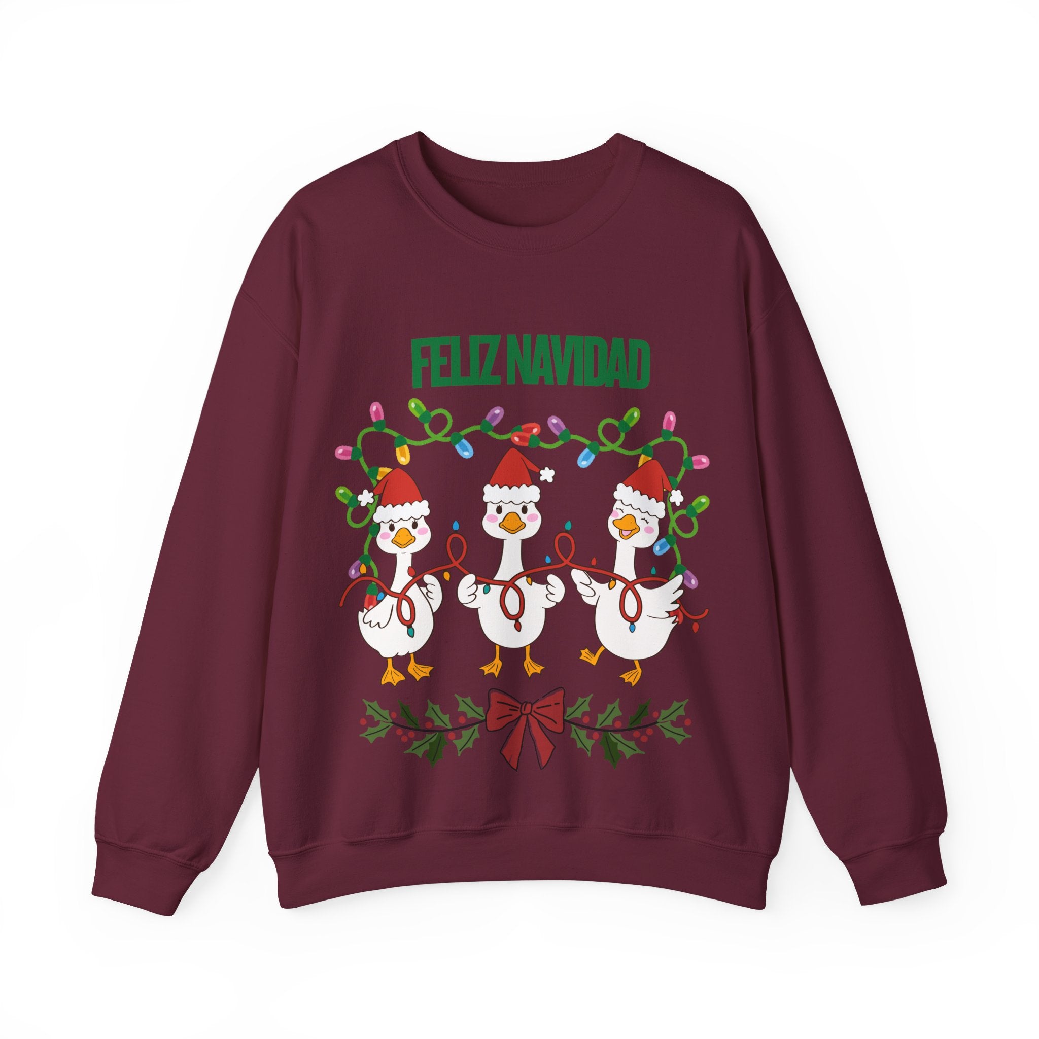 Festive Holiday Sweatshirt - Merry Christmas Crewneck, Cozy Winter Apparel, Ugly Sweater Alternative, Gift Idea for Her and Him