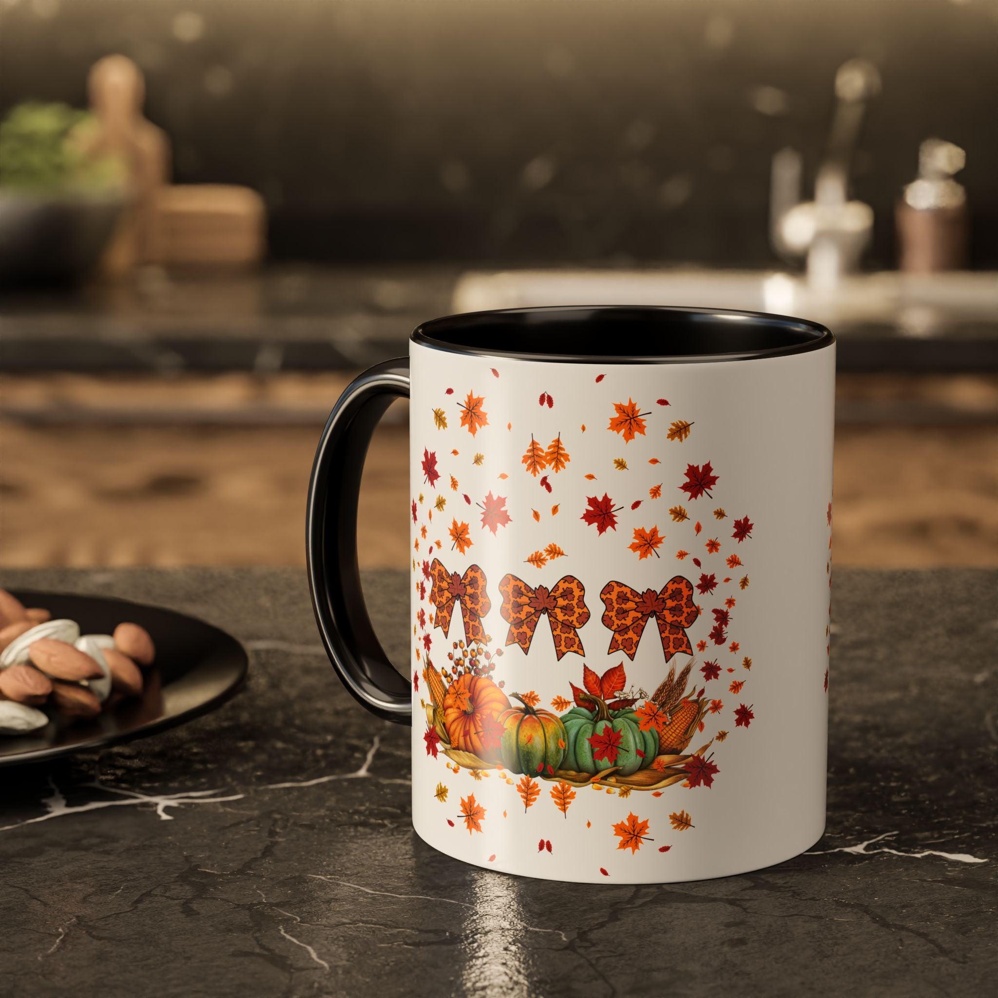 Colorful Fall-Themed Mugs | Autumn Decorations, Cozy Drinks, Seasonal Gifts, Halloween Treats, Thanksgiving Decor