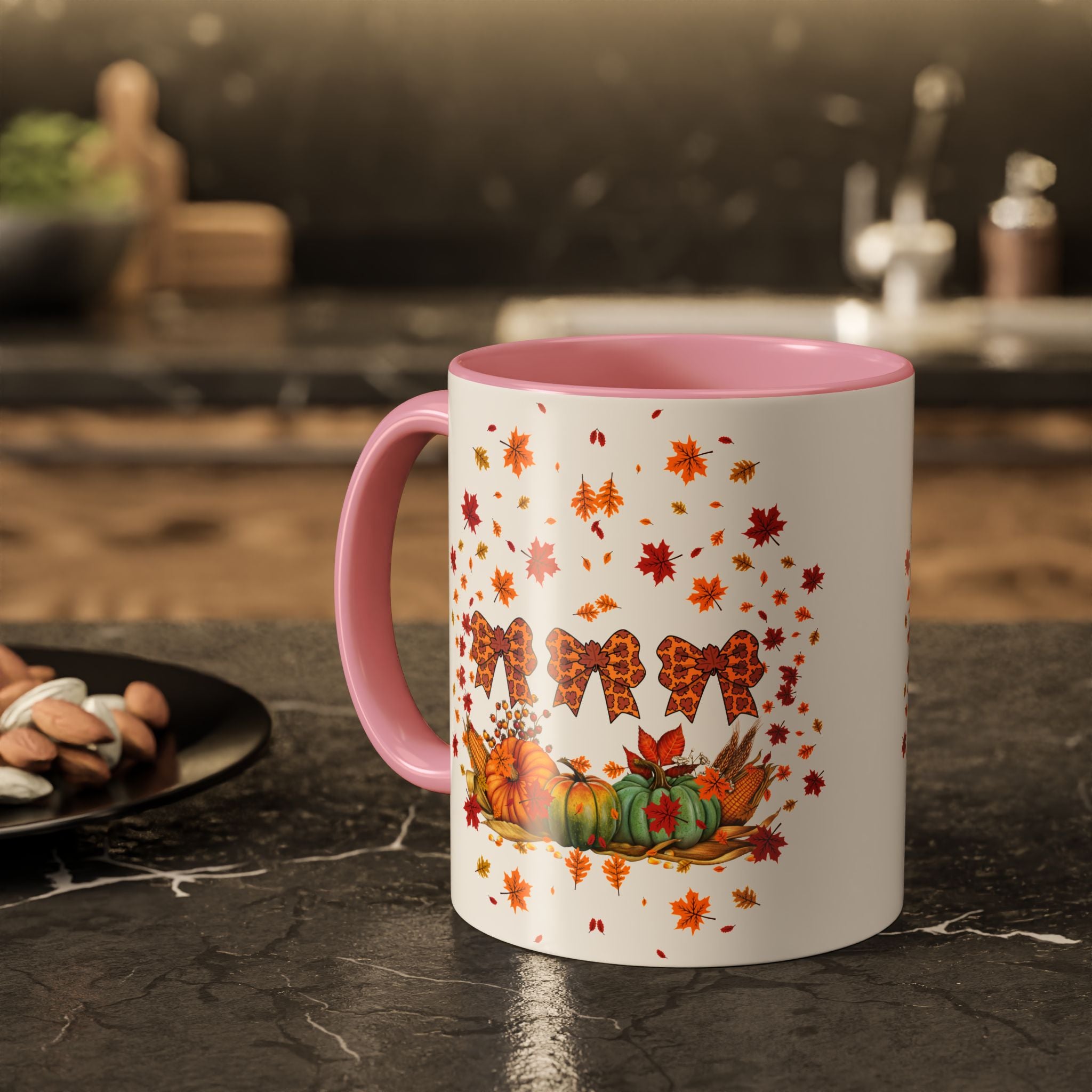 Colorful Fall-Themed Mugs | Autumn Decorations, Cozy Drinks, Seasonal Gifts, Halloween Treats, Thanksgiving Decor